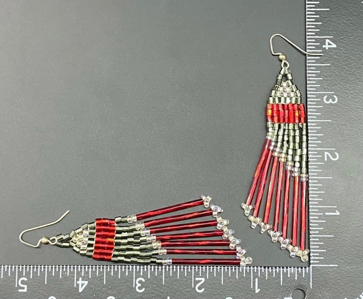 Glass Seed Bead Earrings