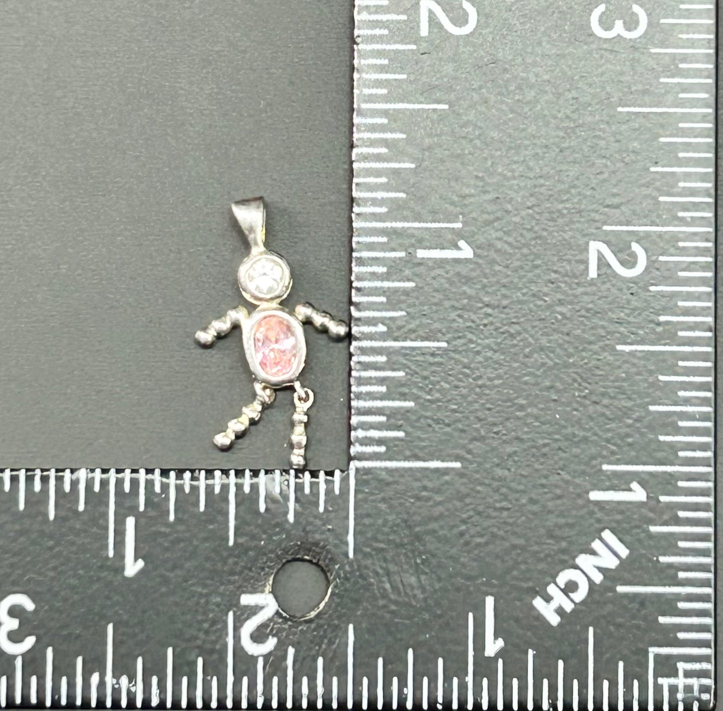 Sterling Silver Kids Birthstone Pendant