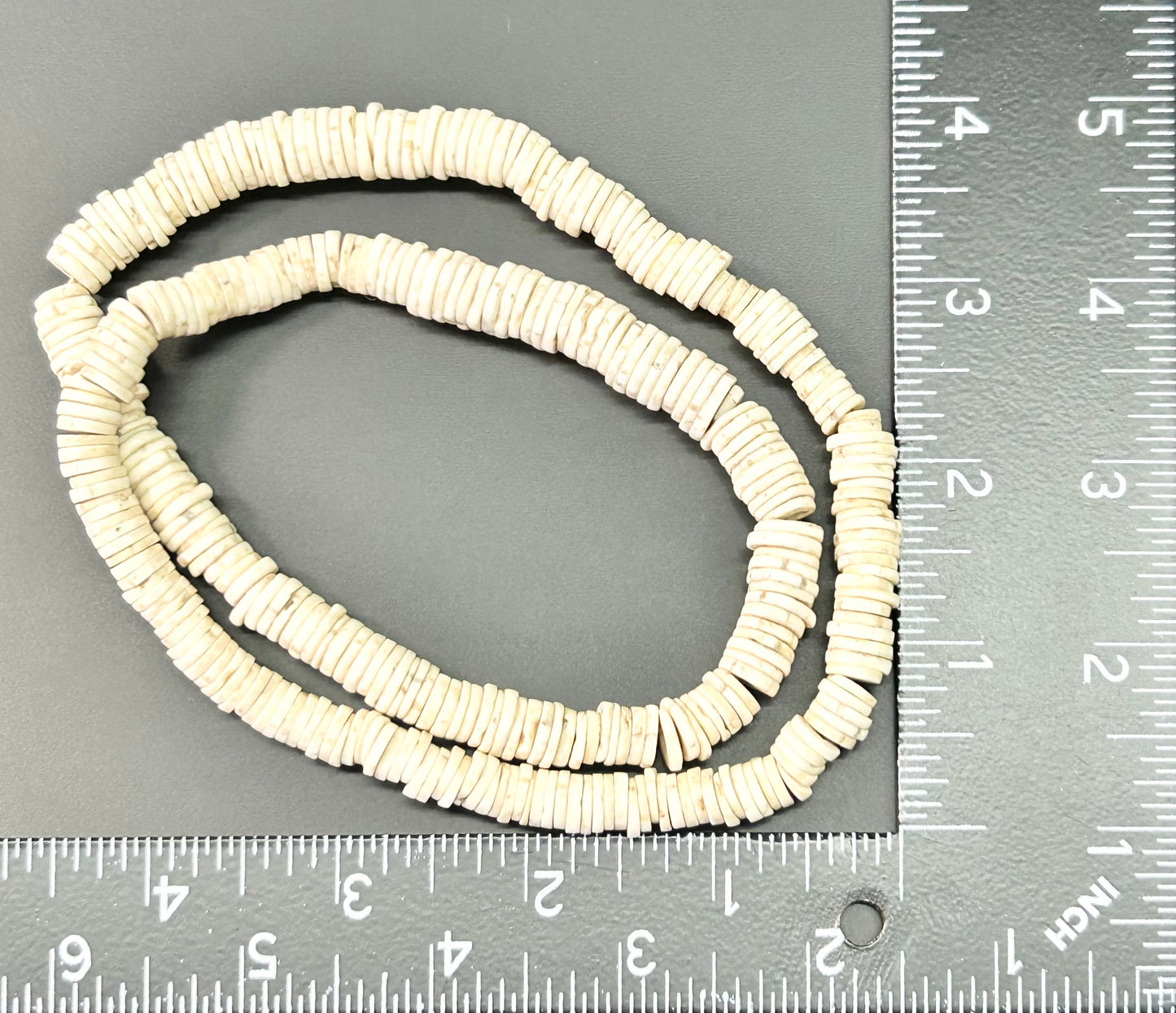 African Ostrich Egg Shell Necklace