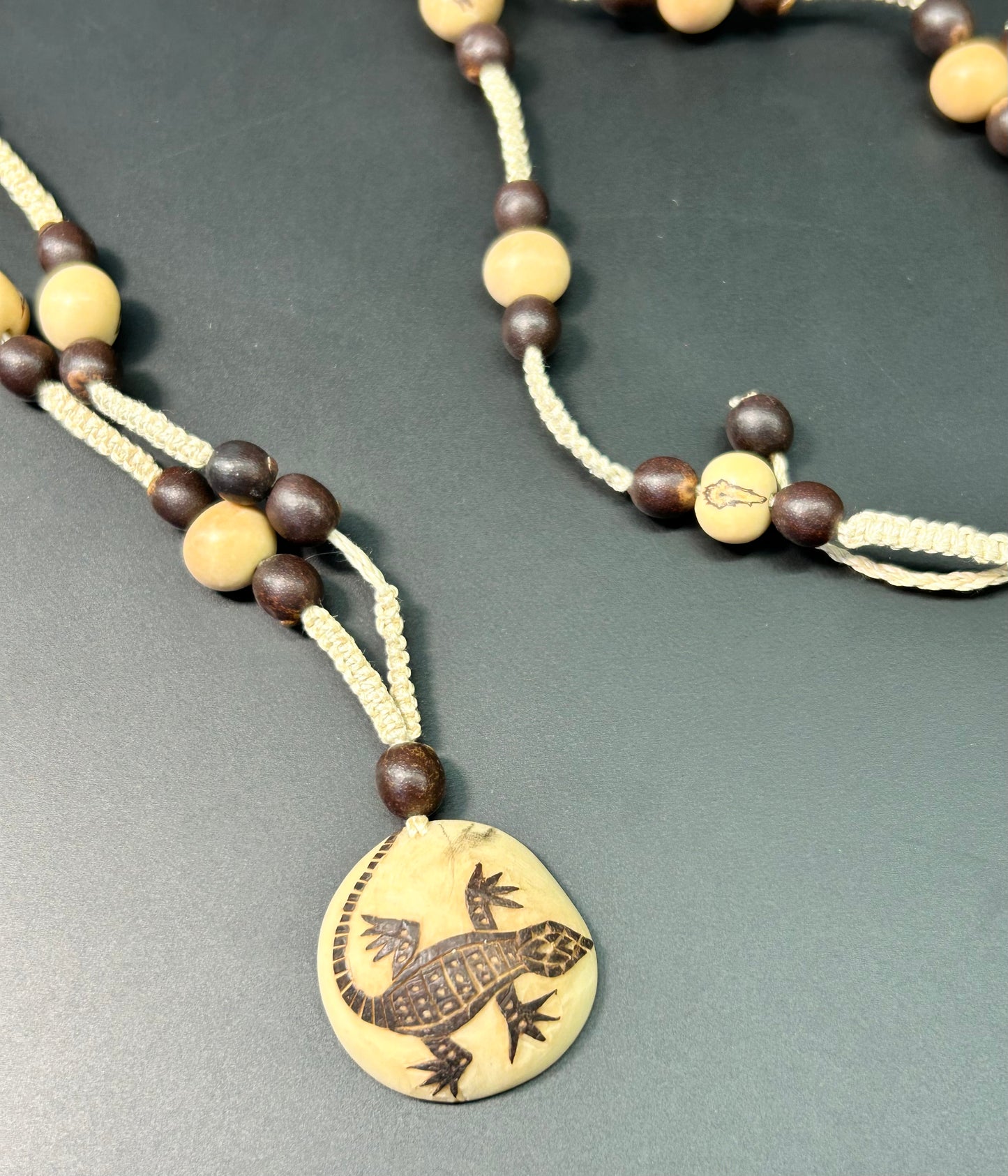 Lizard Seed Pod Necklace