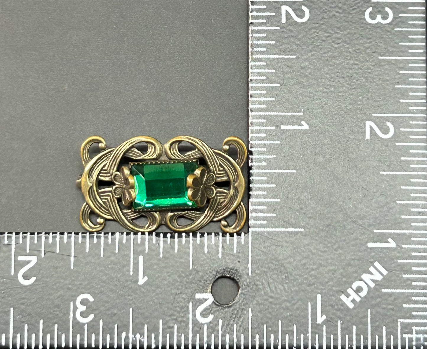 Antique Art Nouveau Floral Brooch