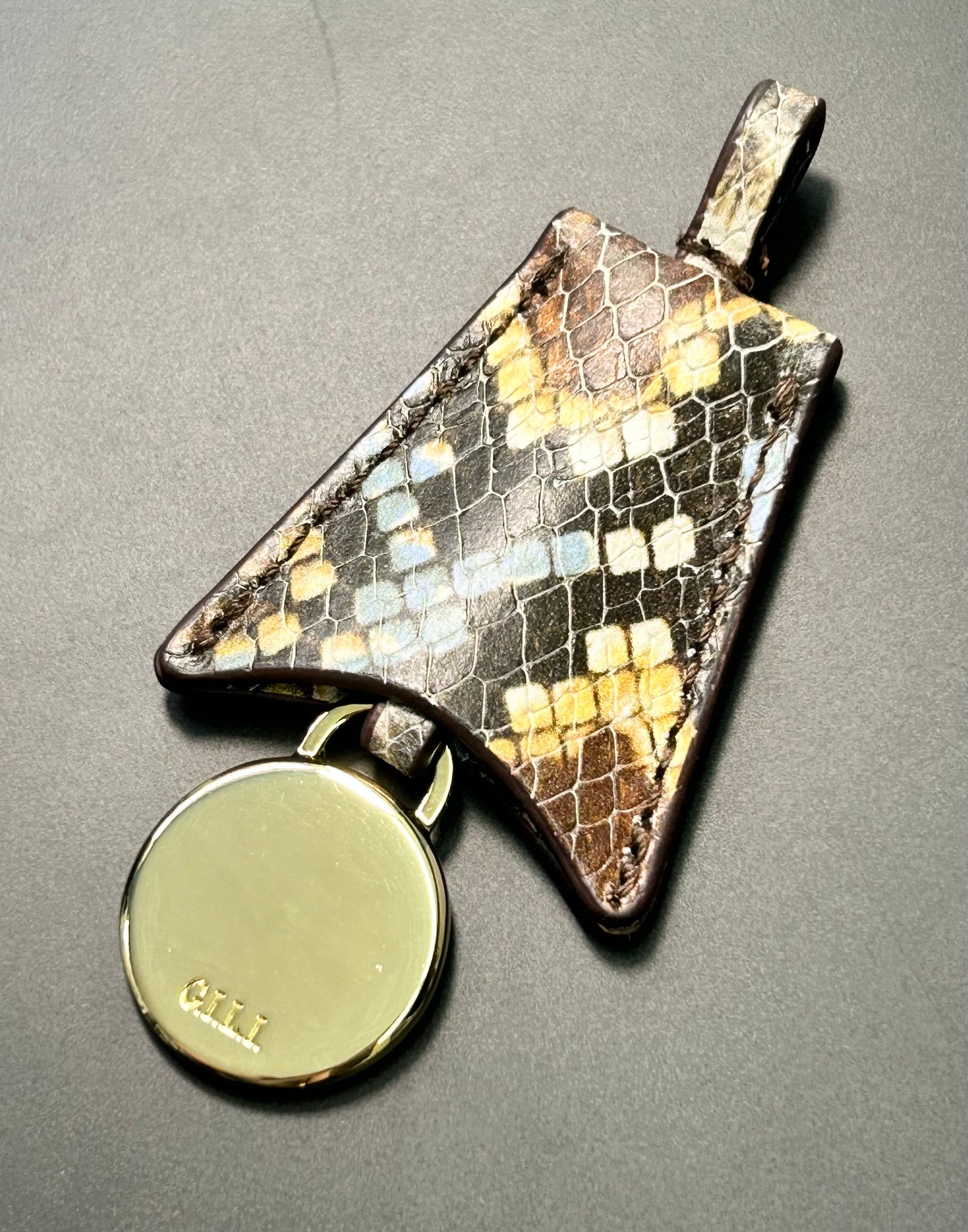 G.I.L.I Snake Print Key Chain