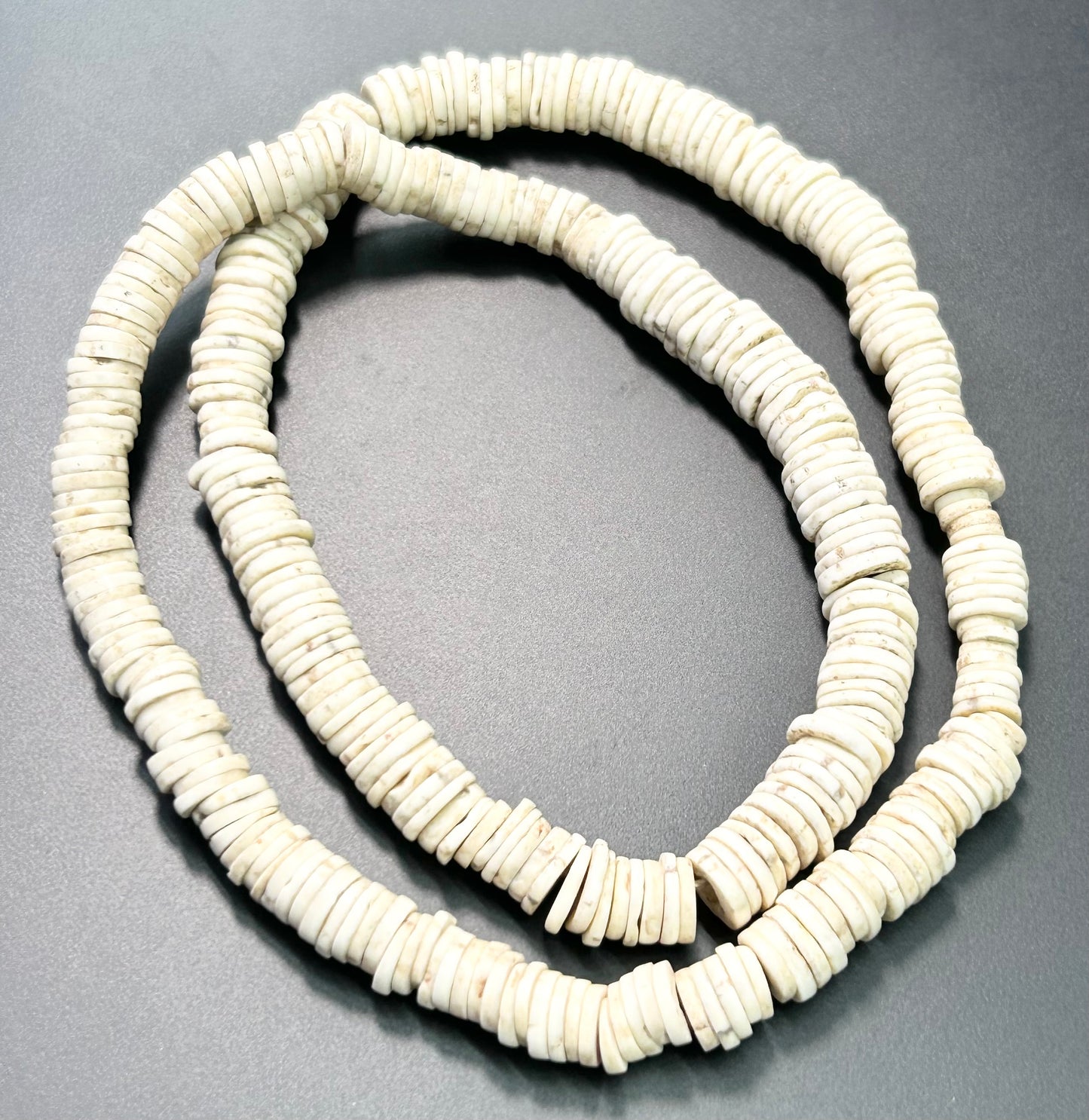 African Ostrich Egg Shell Necklace
