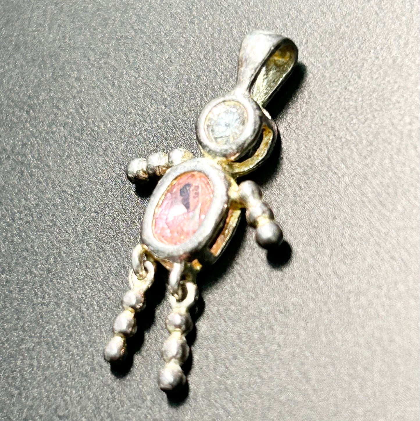 Sterling Silver Kids Birthstone Pendant