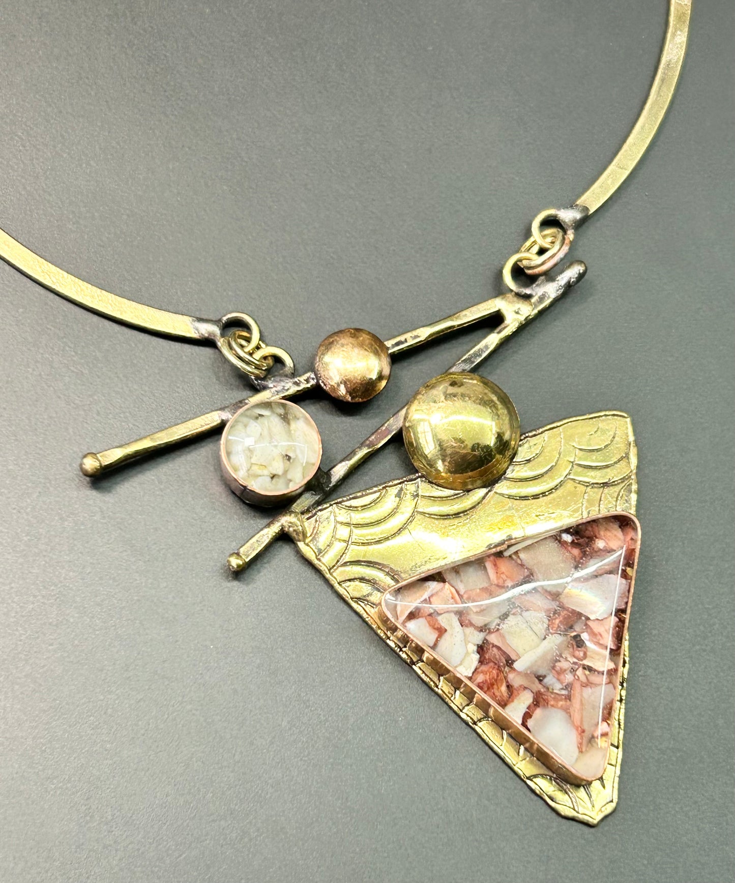 ATMA Artisan Brass Necklace