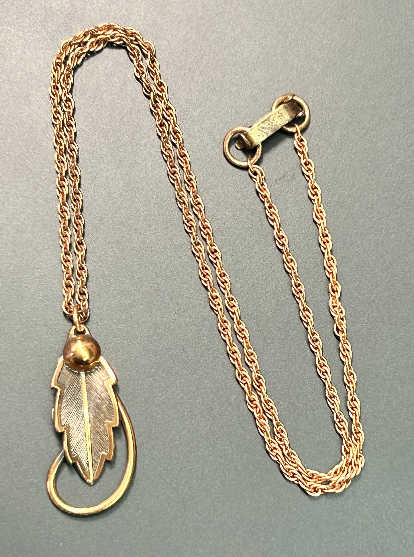 Copper By Bell Leaf Necklace