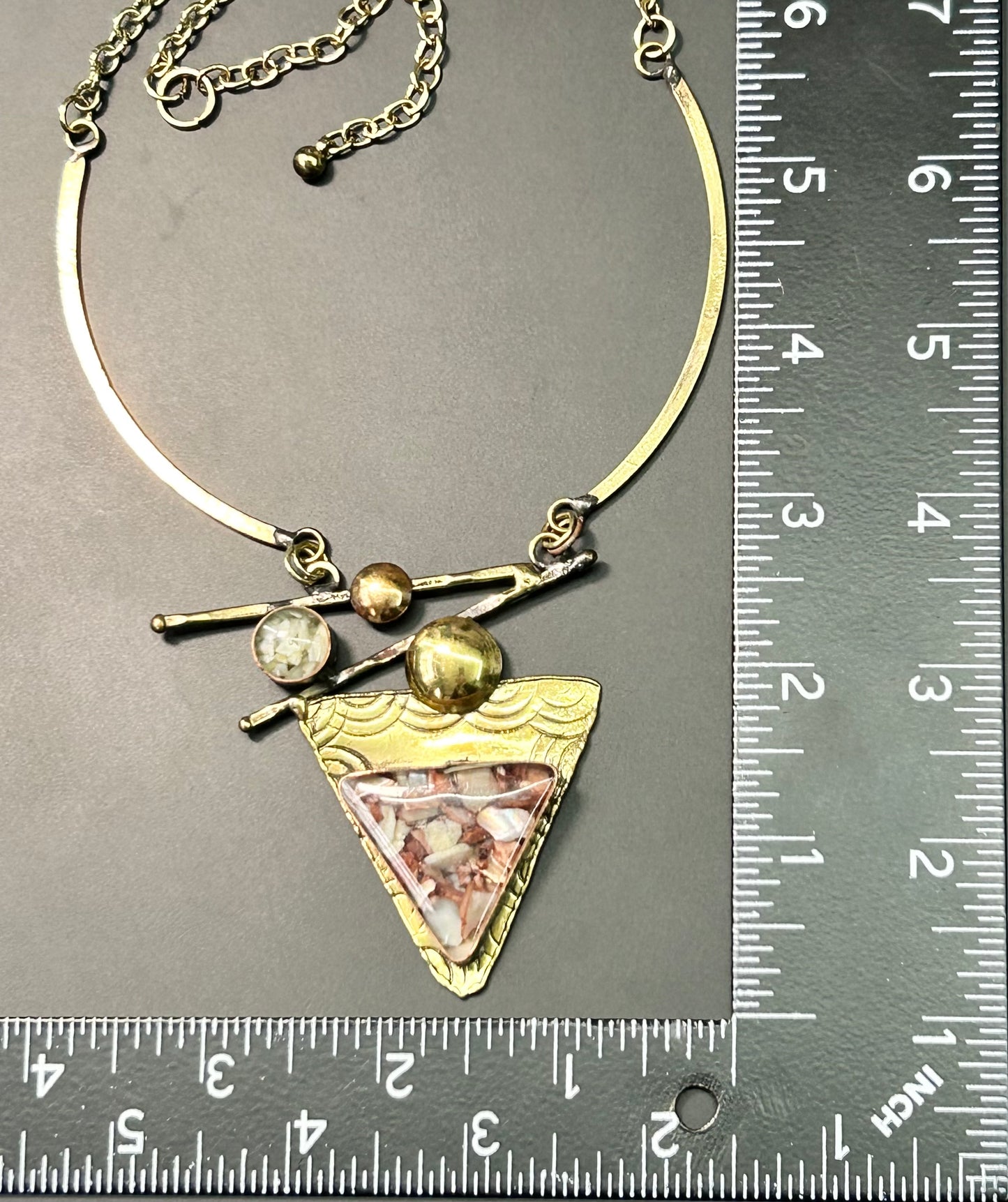 ATMA Artisan Brass Necklace