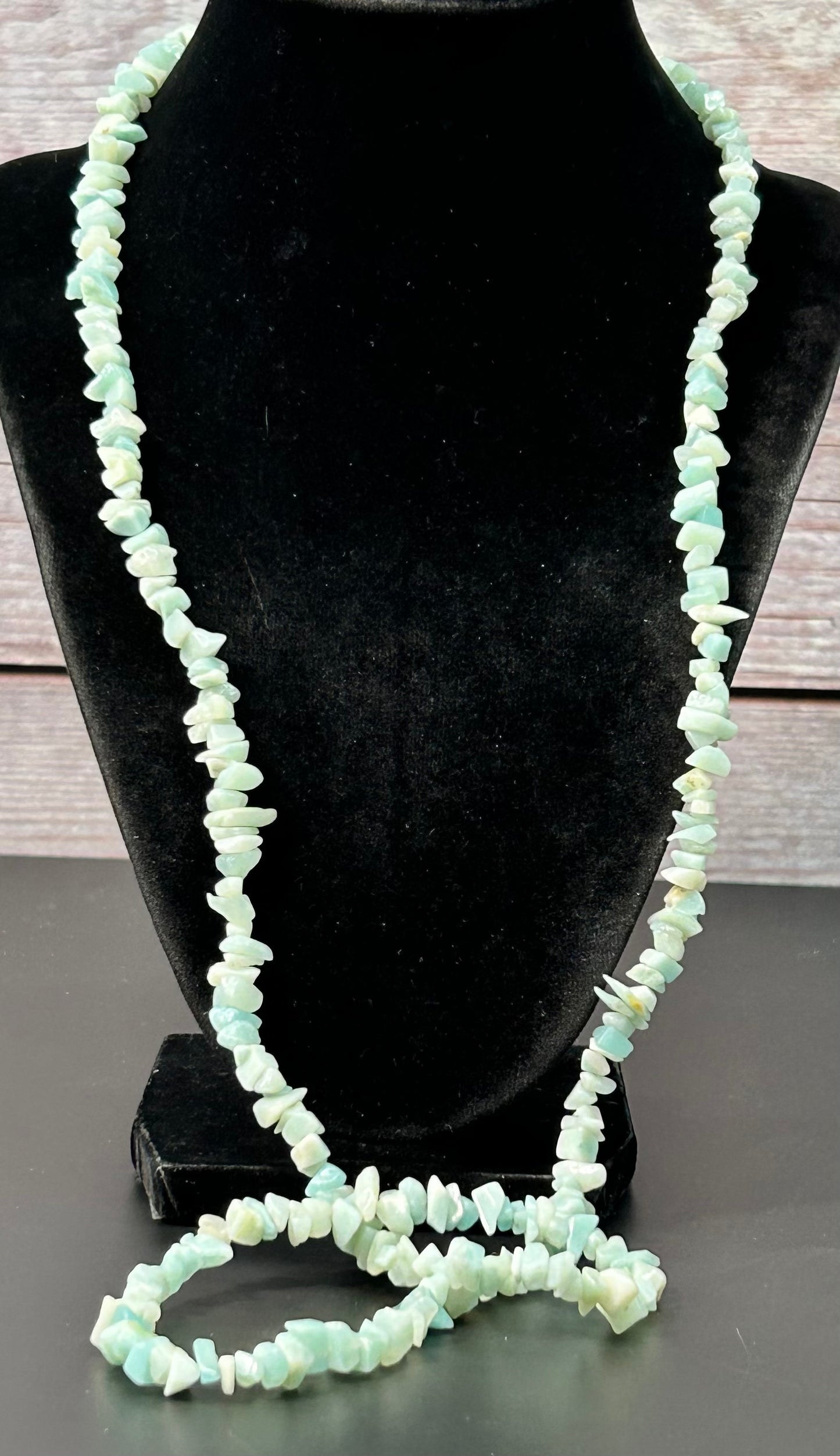 Amazonite Chip Necklace