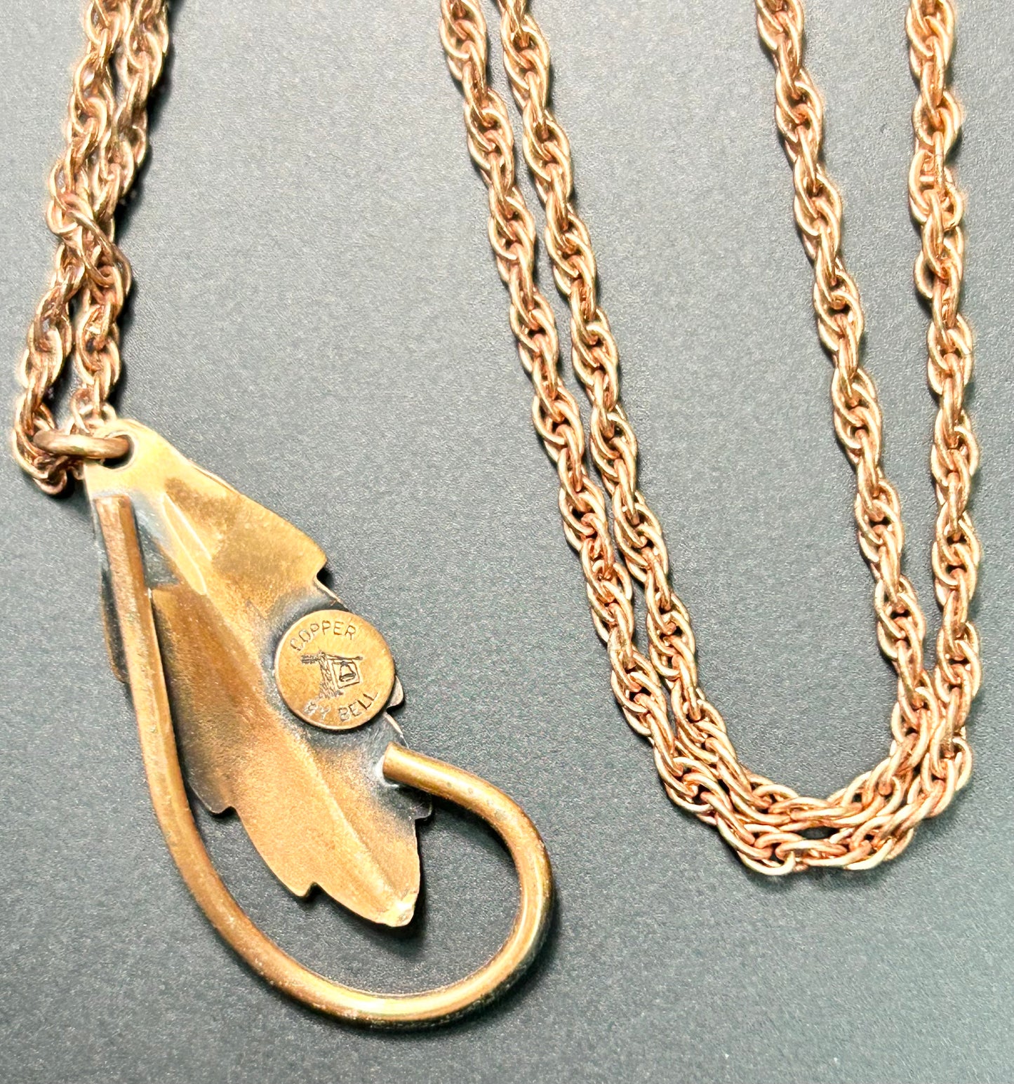 Copper By Bell Leaf Necklace