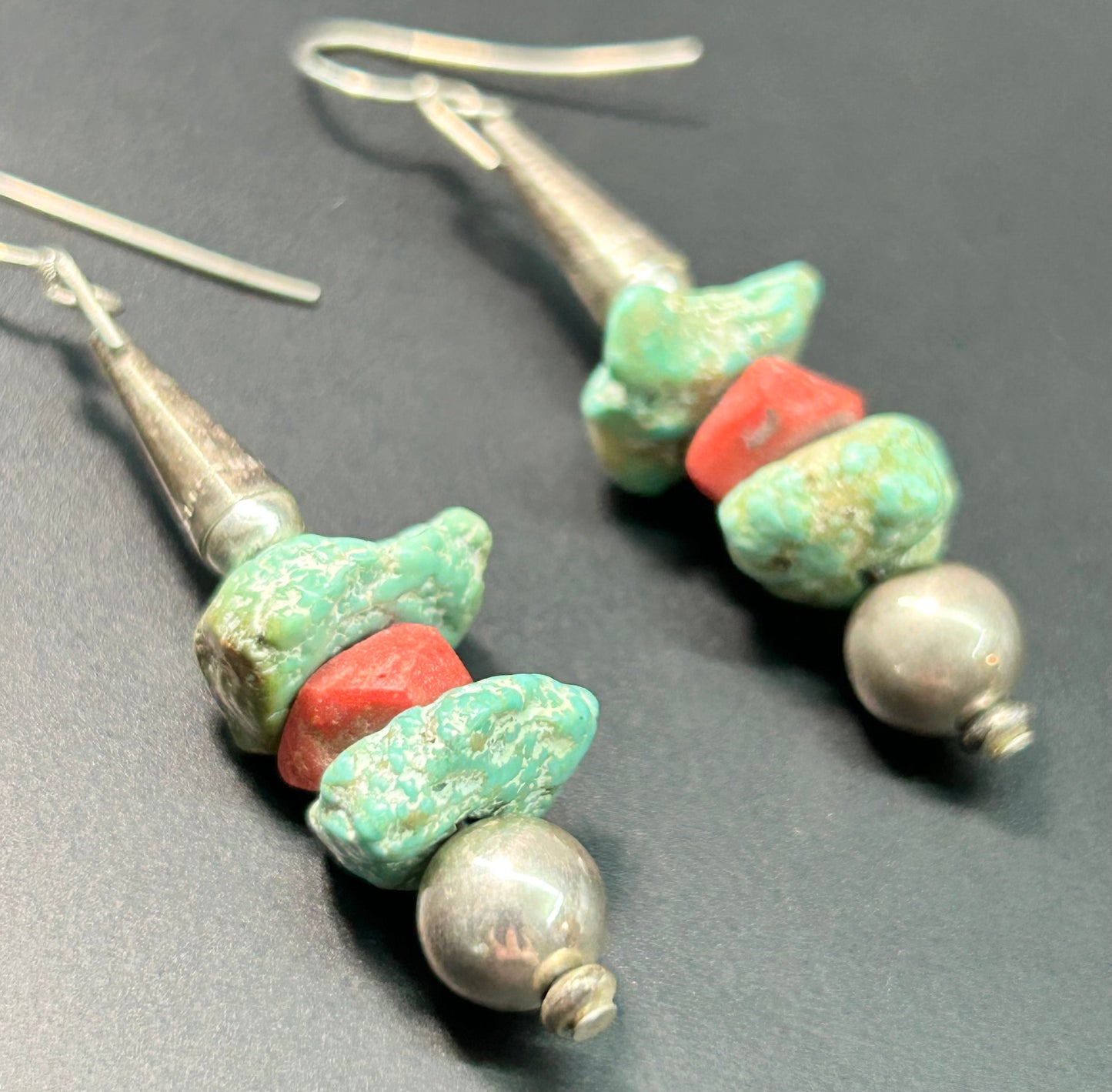 Native American Sterling Silver Earrings