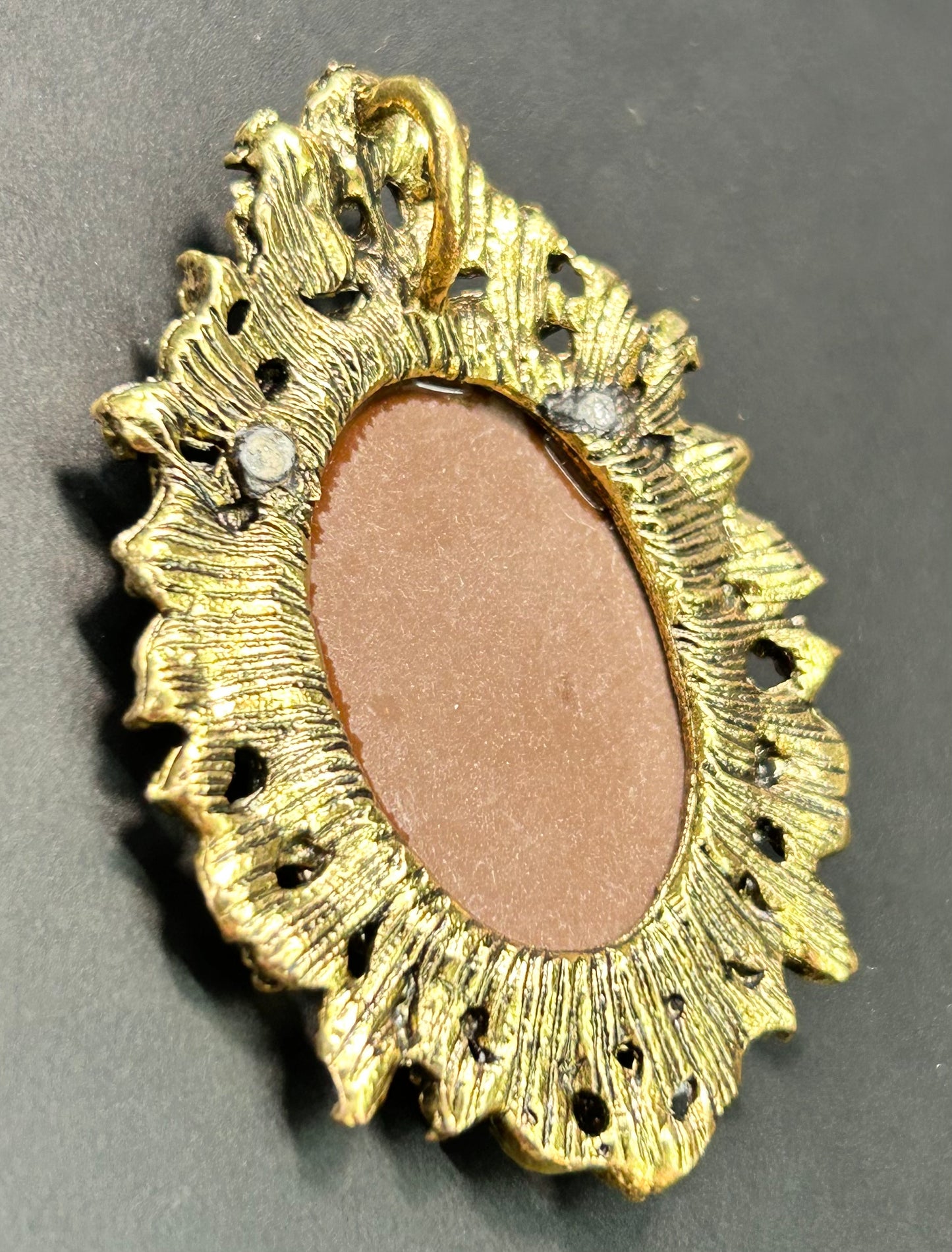 Acrylic Cameo Pendant