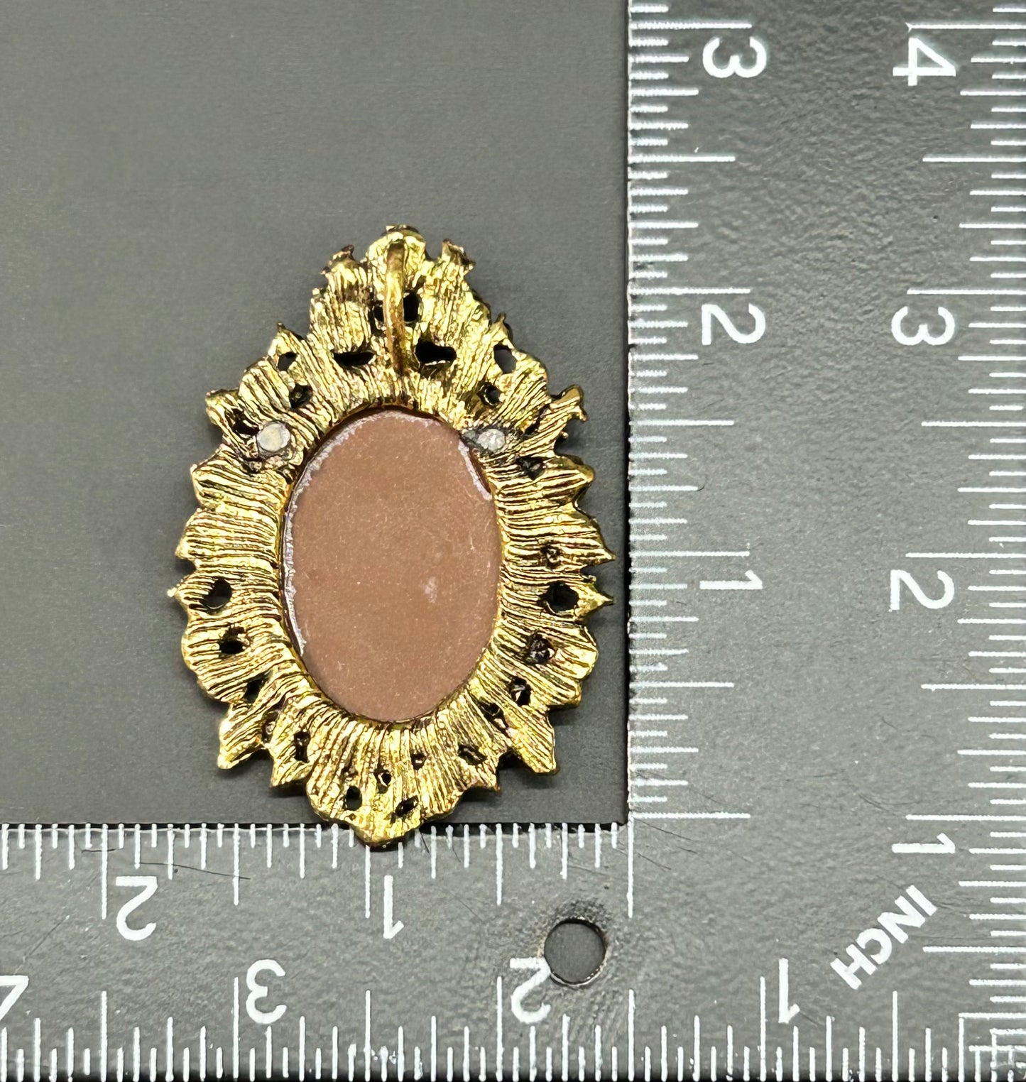 Acrylic Cameo Pendant