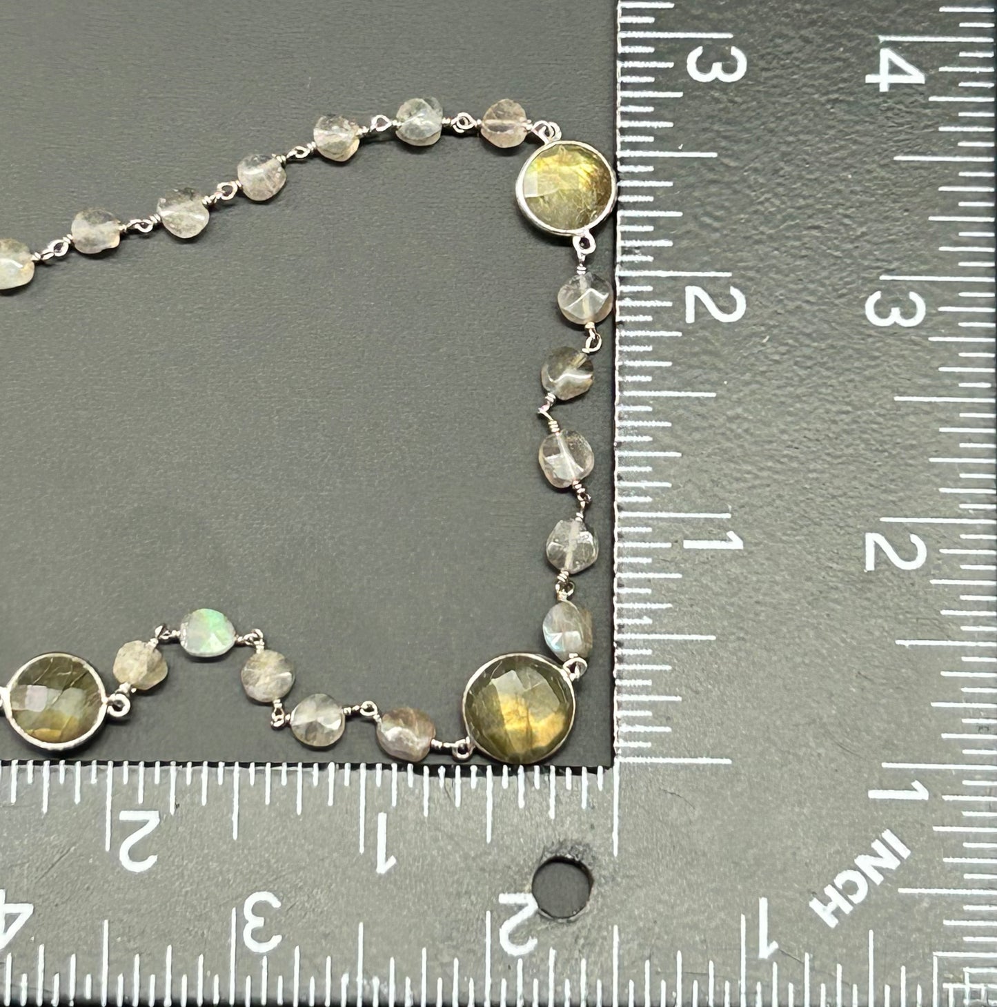 Sterling Silver Labradorite Necklace