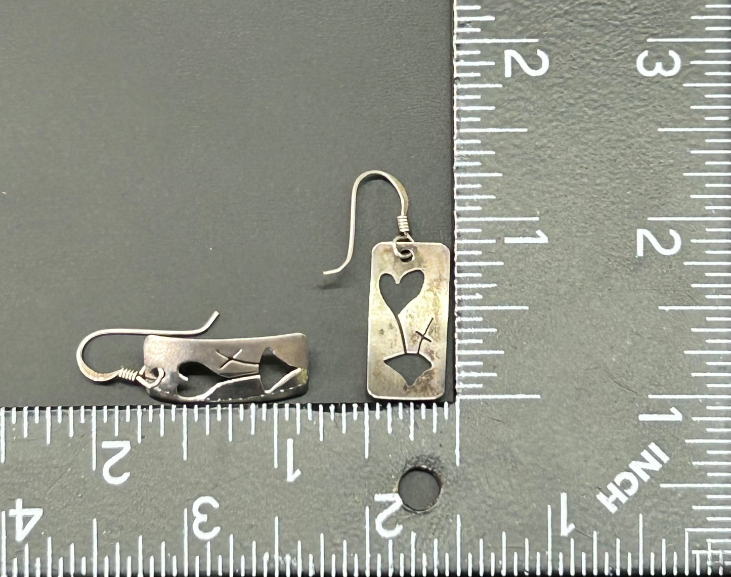 Sterling Silver Cross Earrings