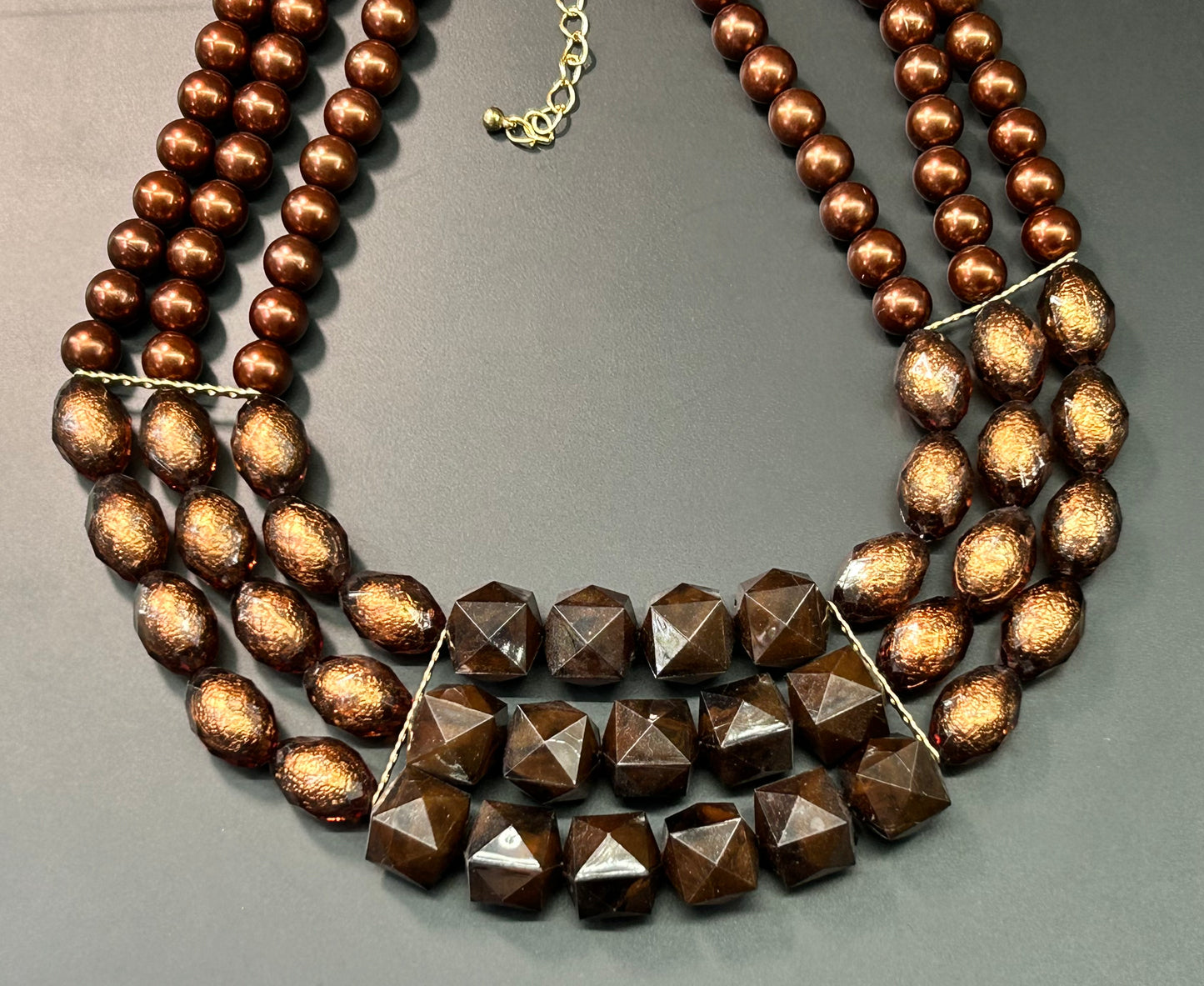 Faux pearl & Acrylic Necklace
