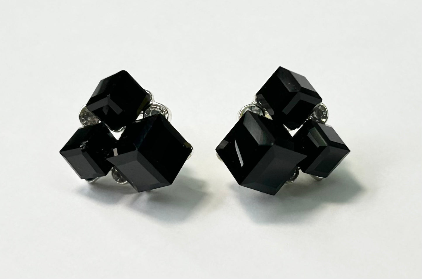 Glass & Rhinestone Earrings