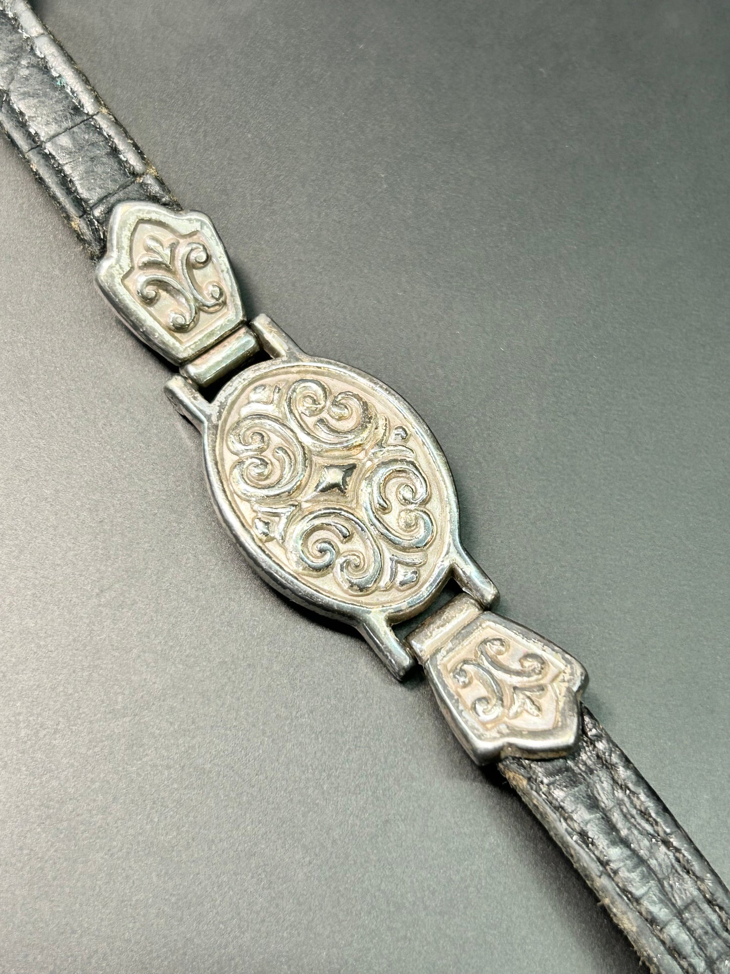 Brighton Scrolled Leather Bracelet