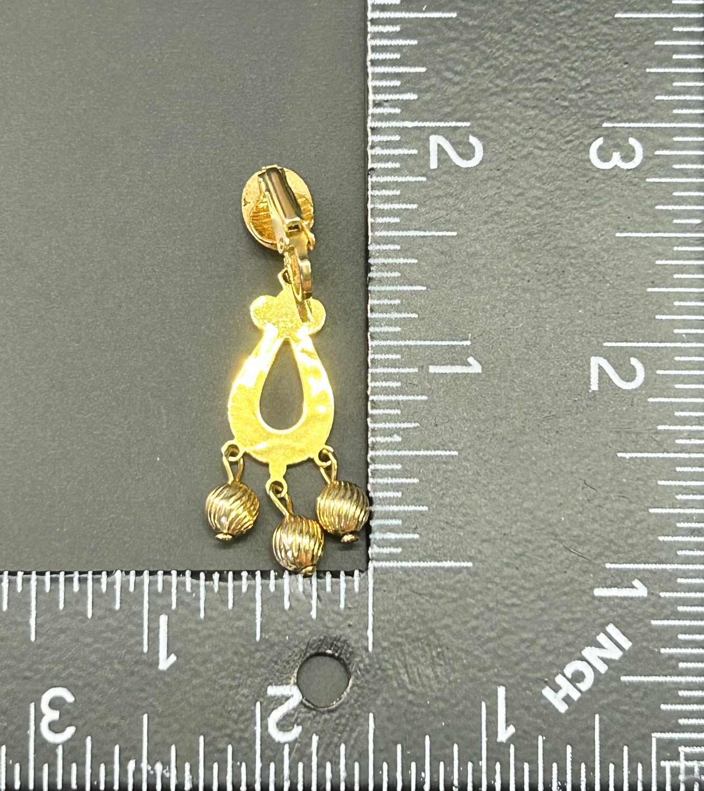 Vintage Dangle Clip Earrings