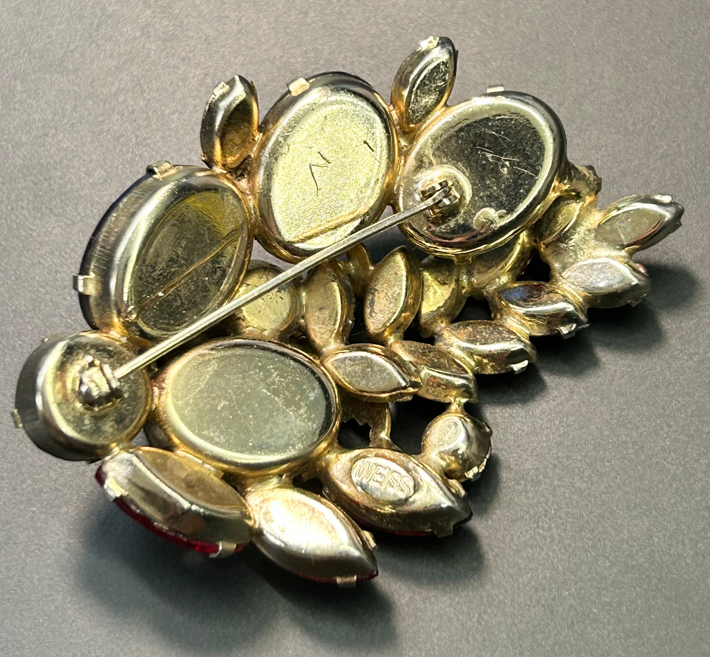 Weiss Rhinestone Brooch