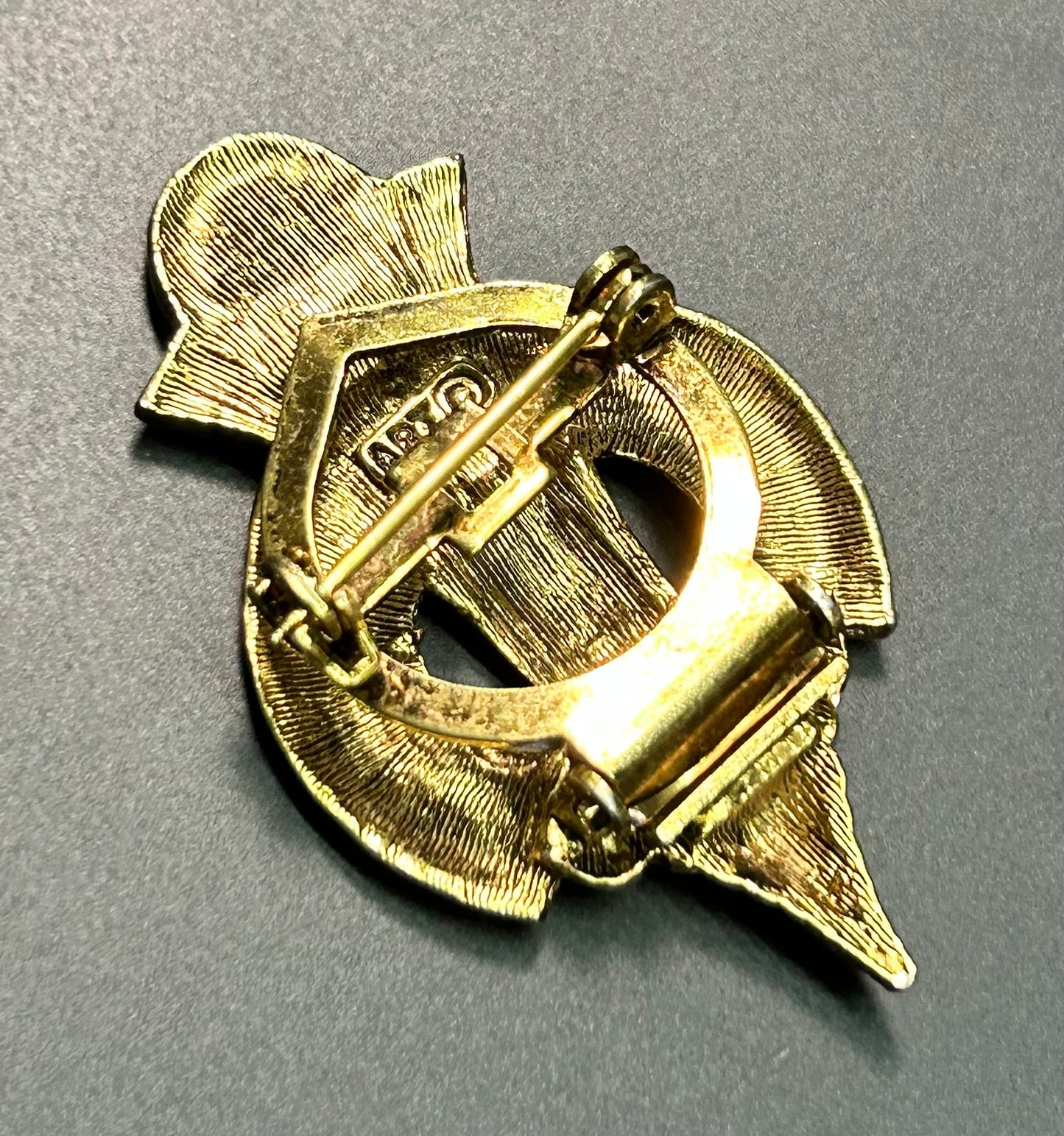 Art Ornate Dress Clip & Brooch