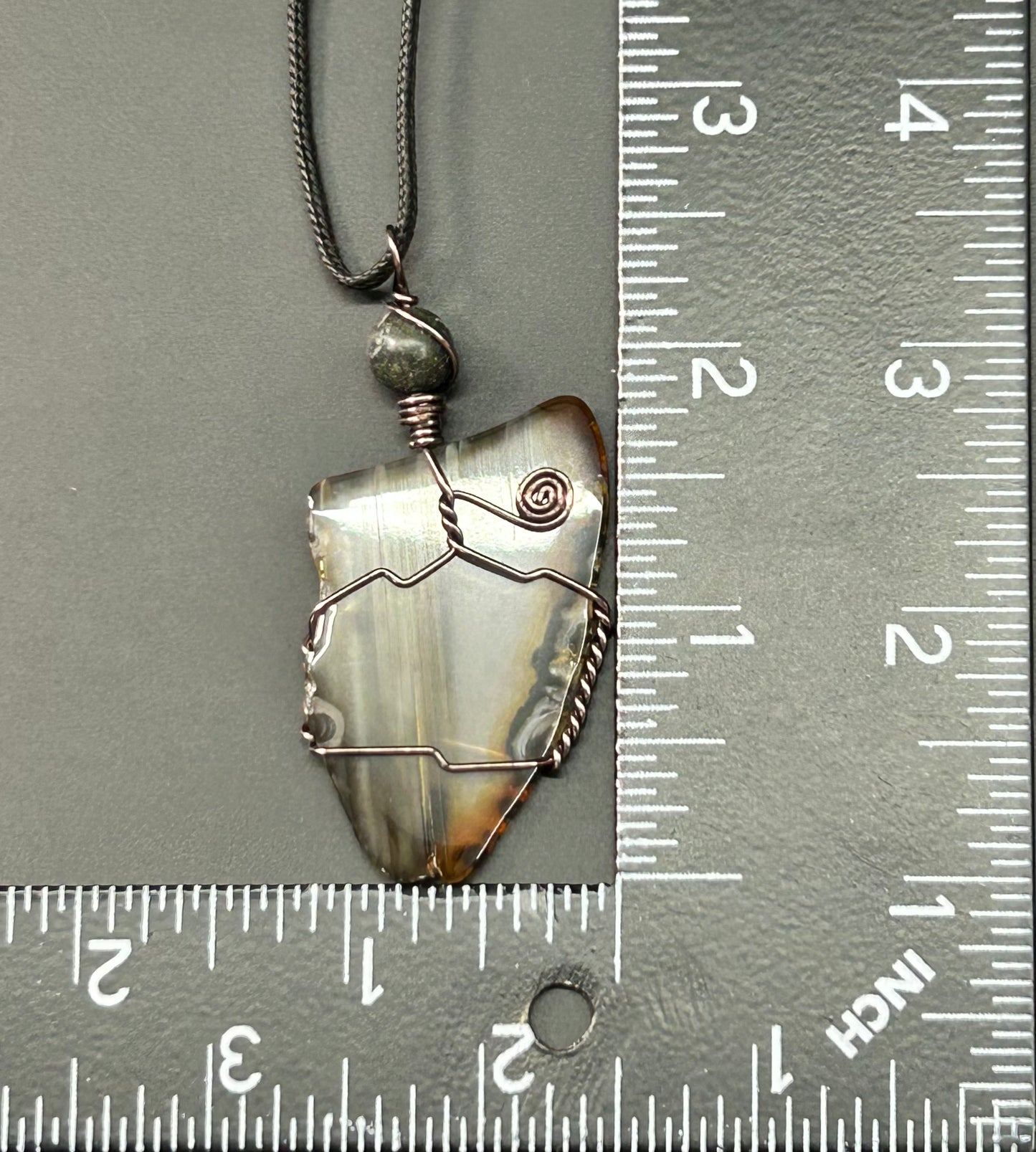 Agate Cord Necklace