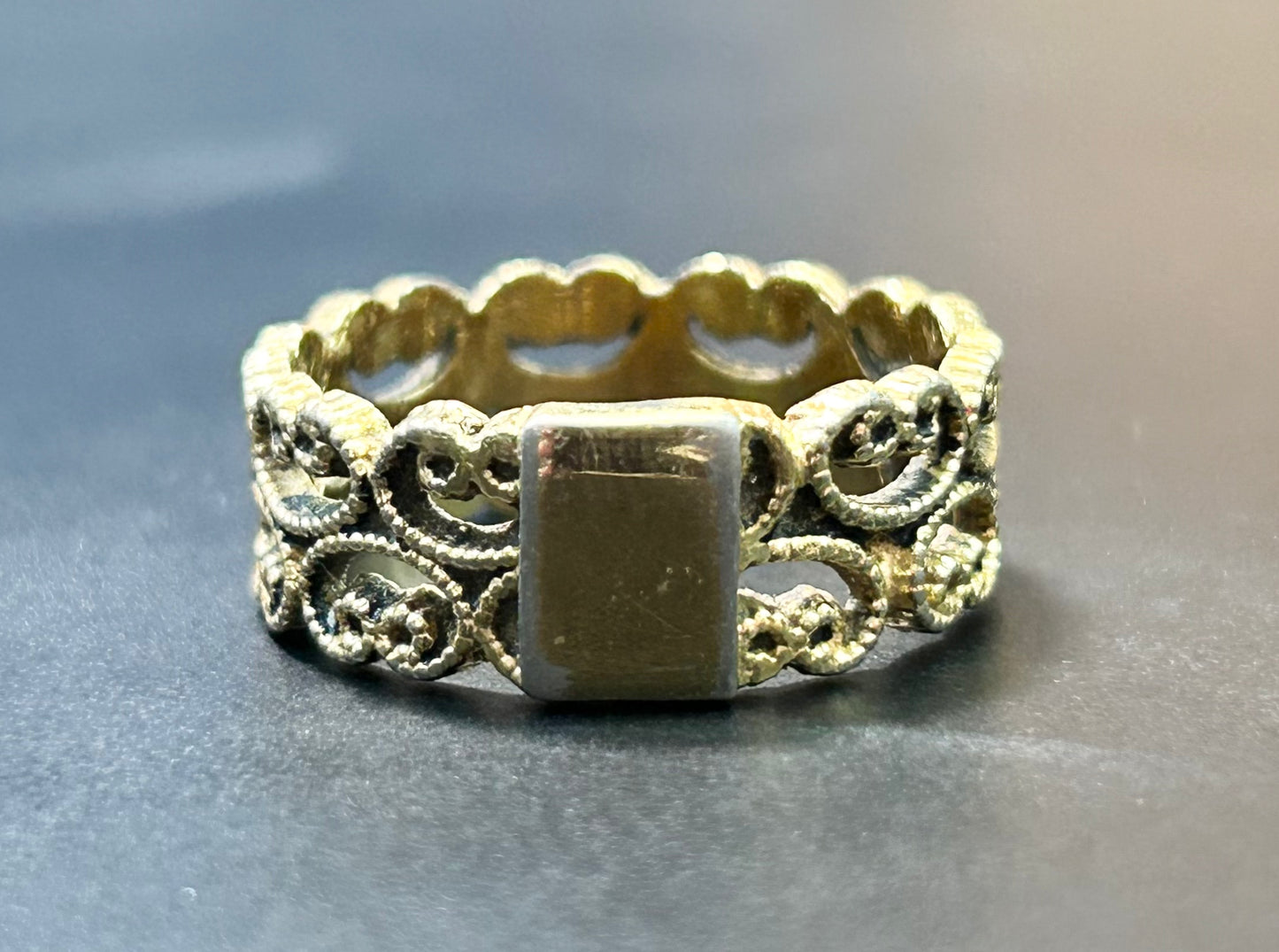 Gold Tone Ring