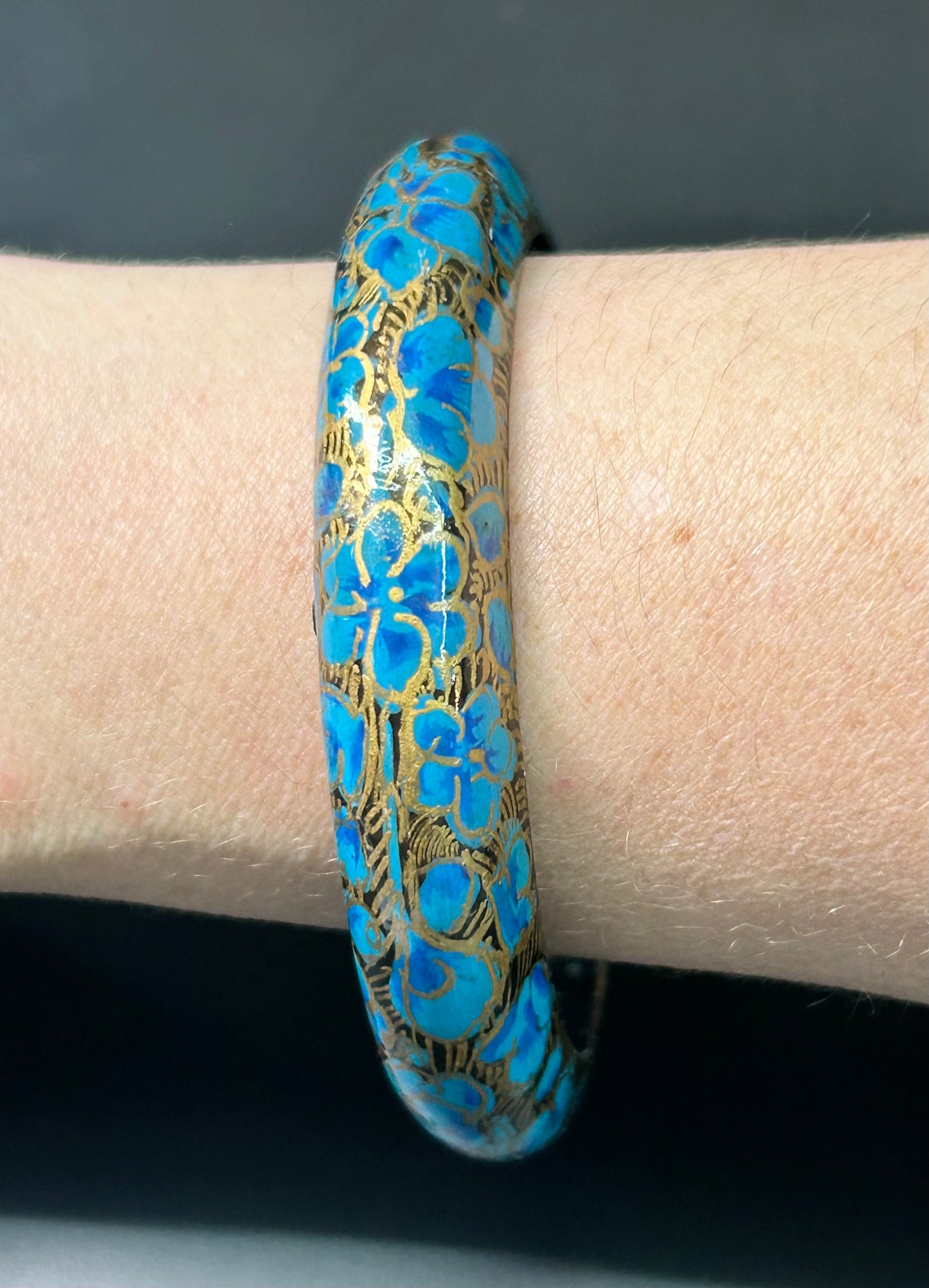 Painted Wood Bracelet