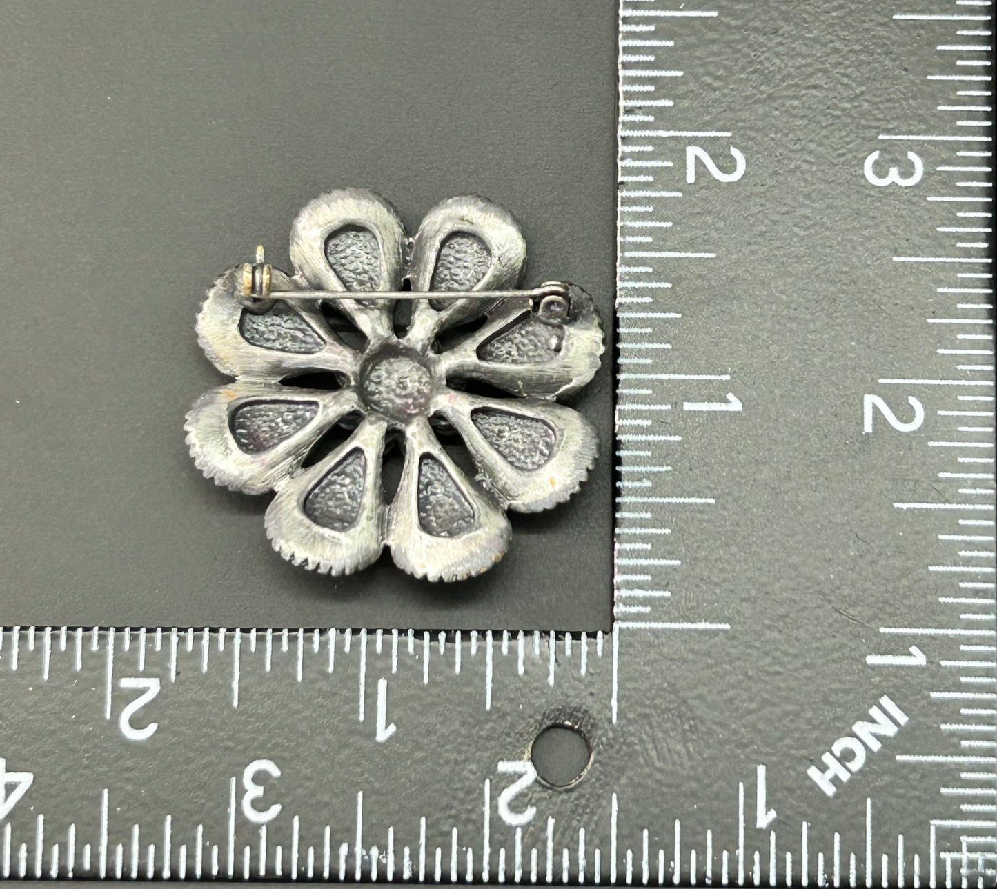 Green Flower Brooch