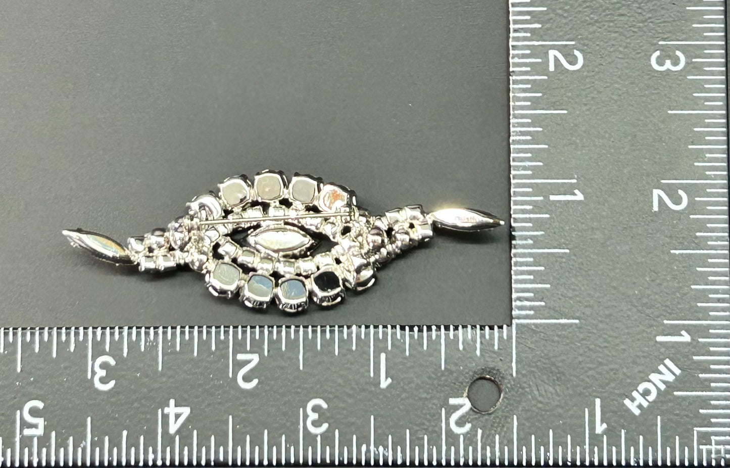 Vintage AB Rhinestone Brooch
