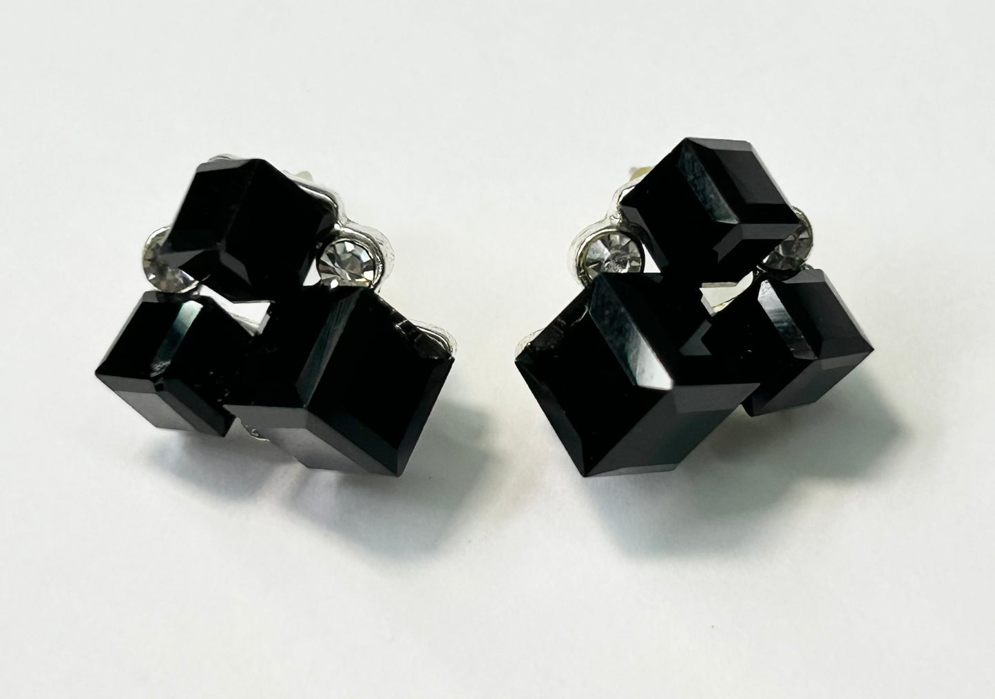 Glass & Rhinestone Earrings