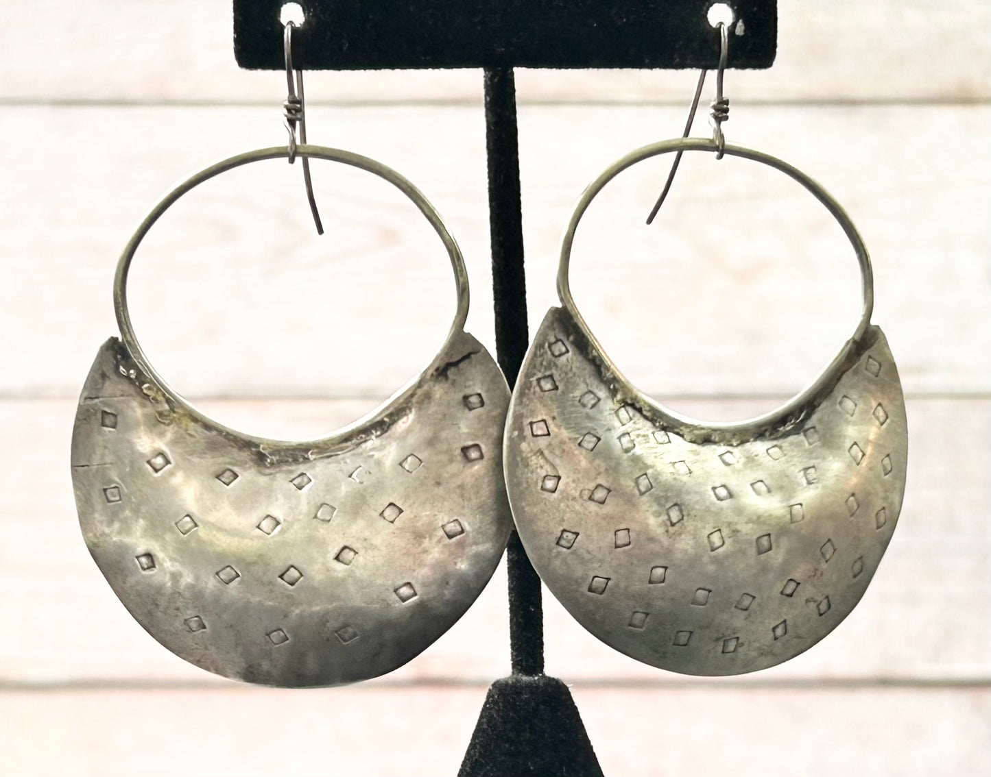 Artisan Crescent Earrings