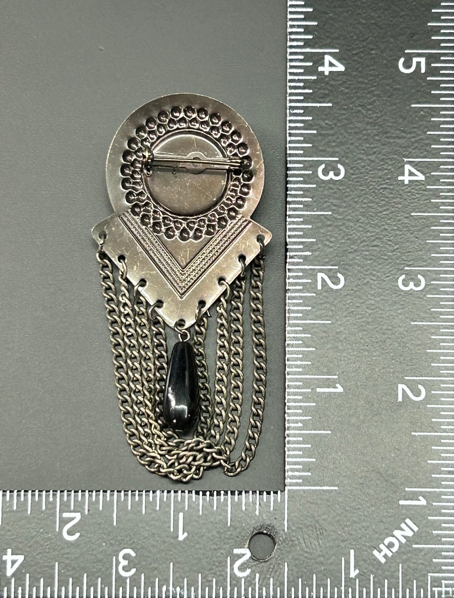 Brass Tone Brooch
