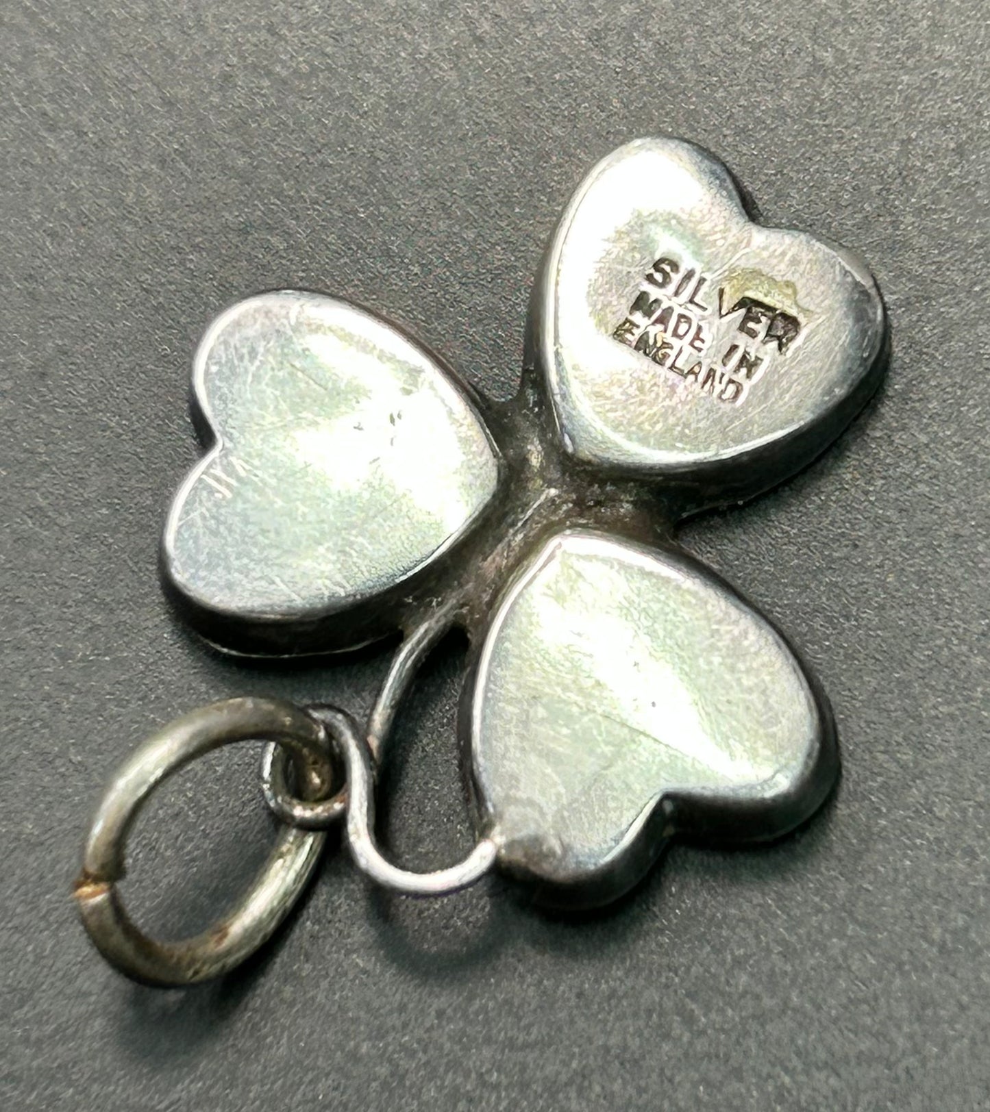 Made in England Sterling Silver Clover Pendant