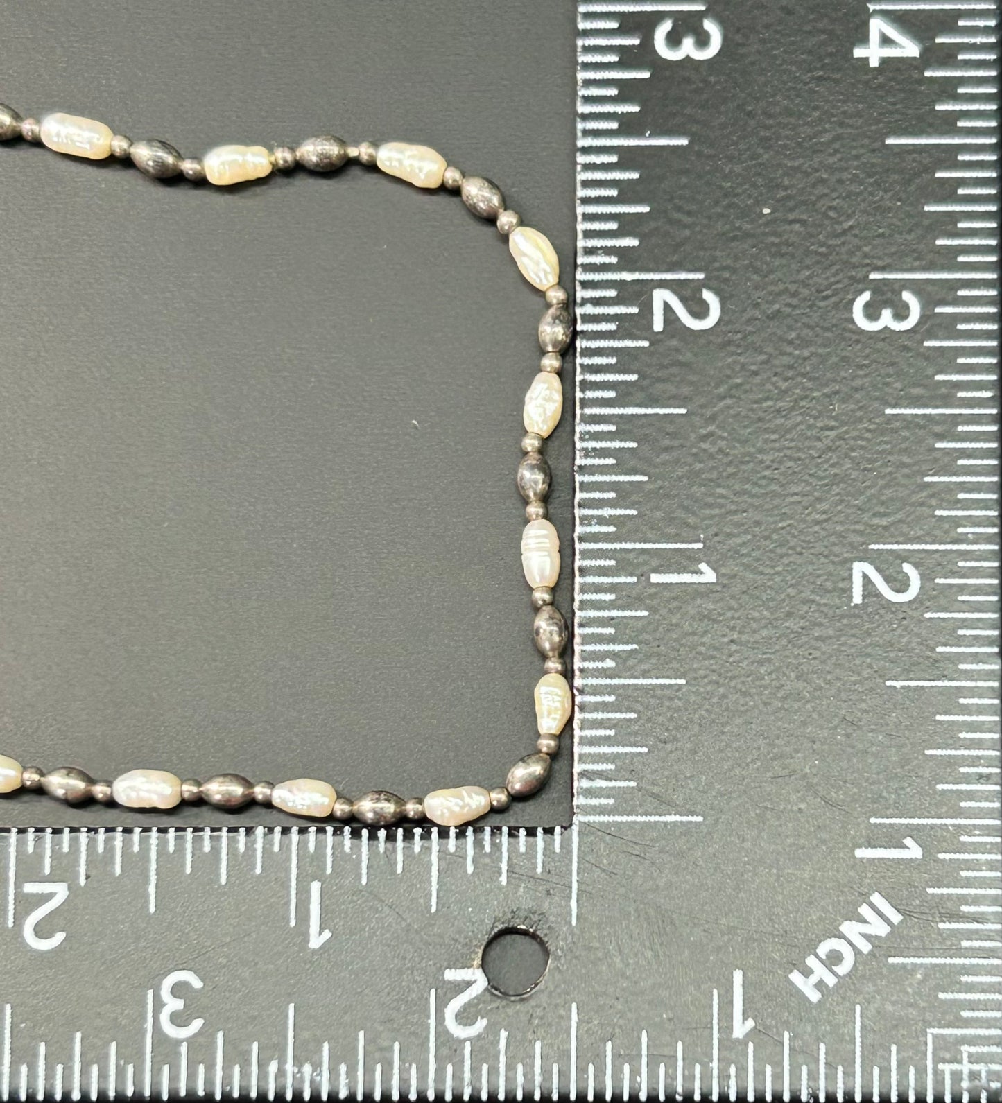 Sterling Silver Pearl Necklace