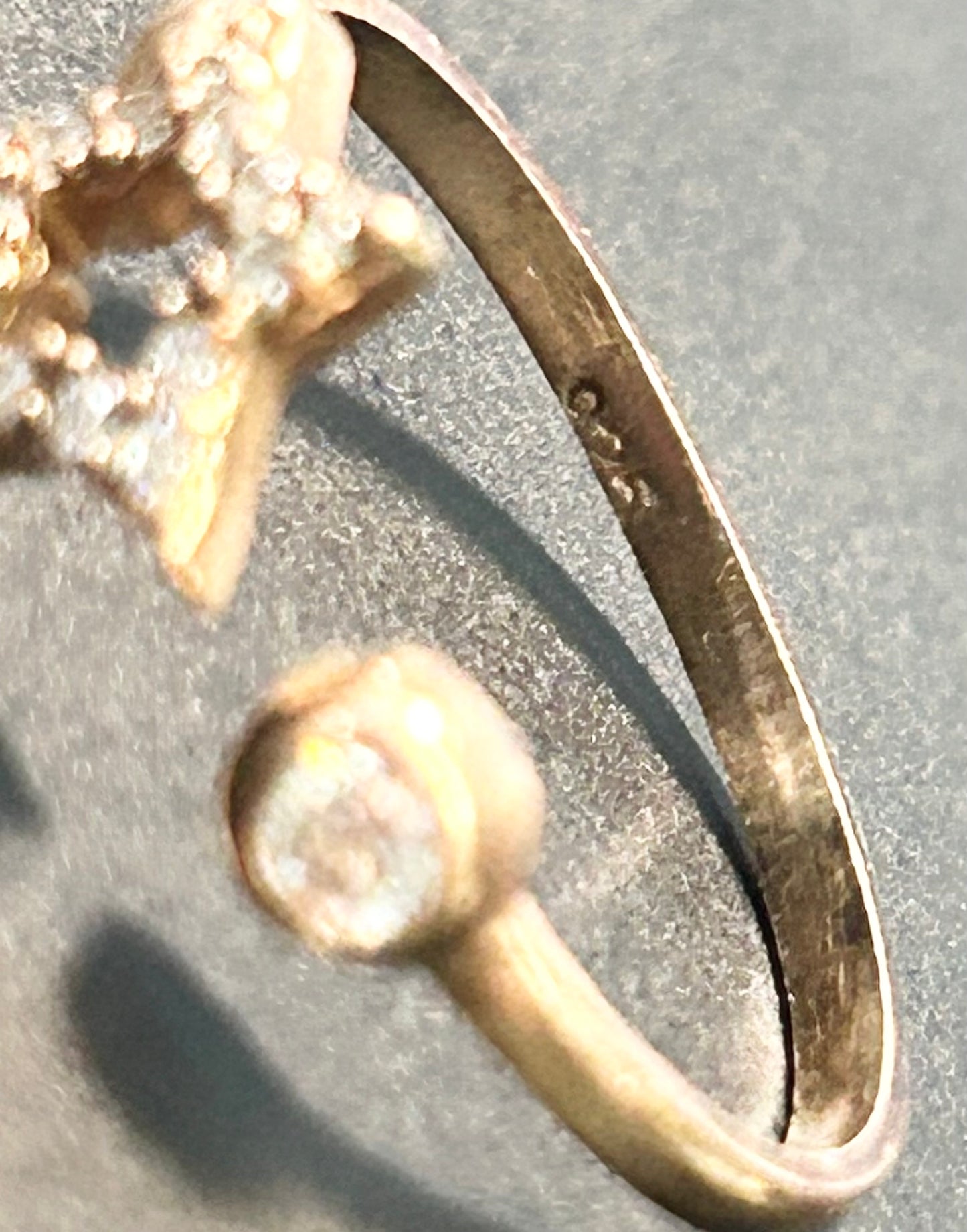 Sterling Silver Vermeil Star Ring