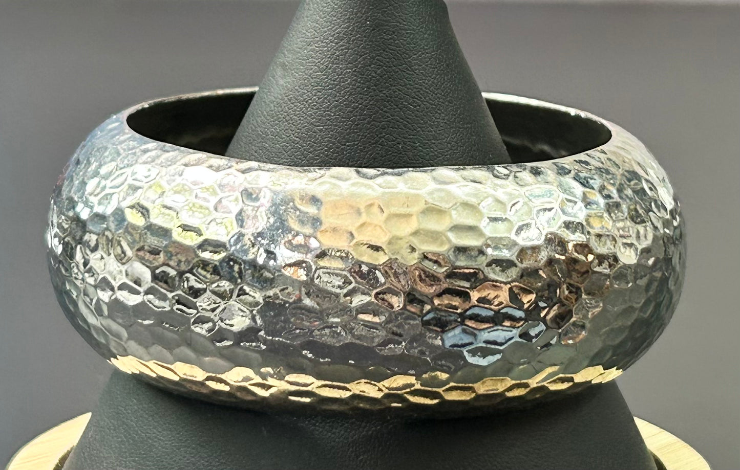 Hammered Bangle Bracelet