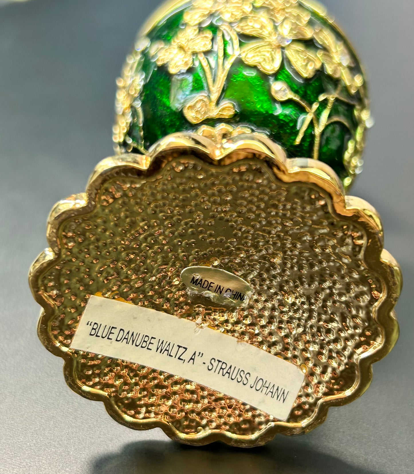 Egg Music Trinket Box