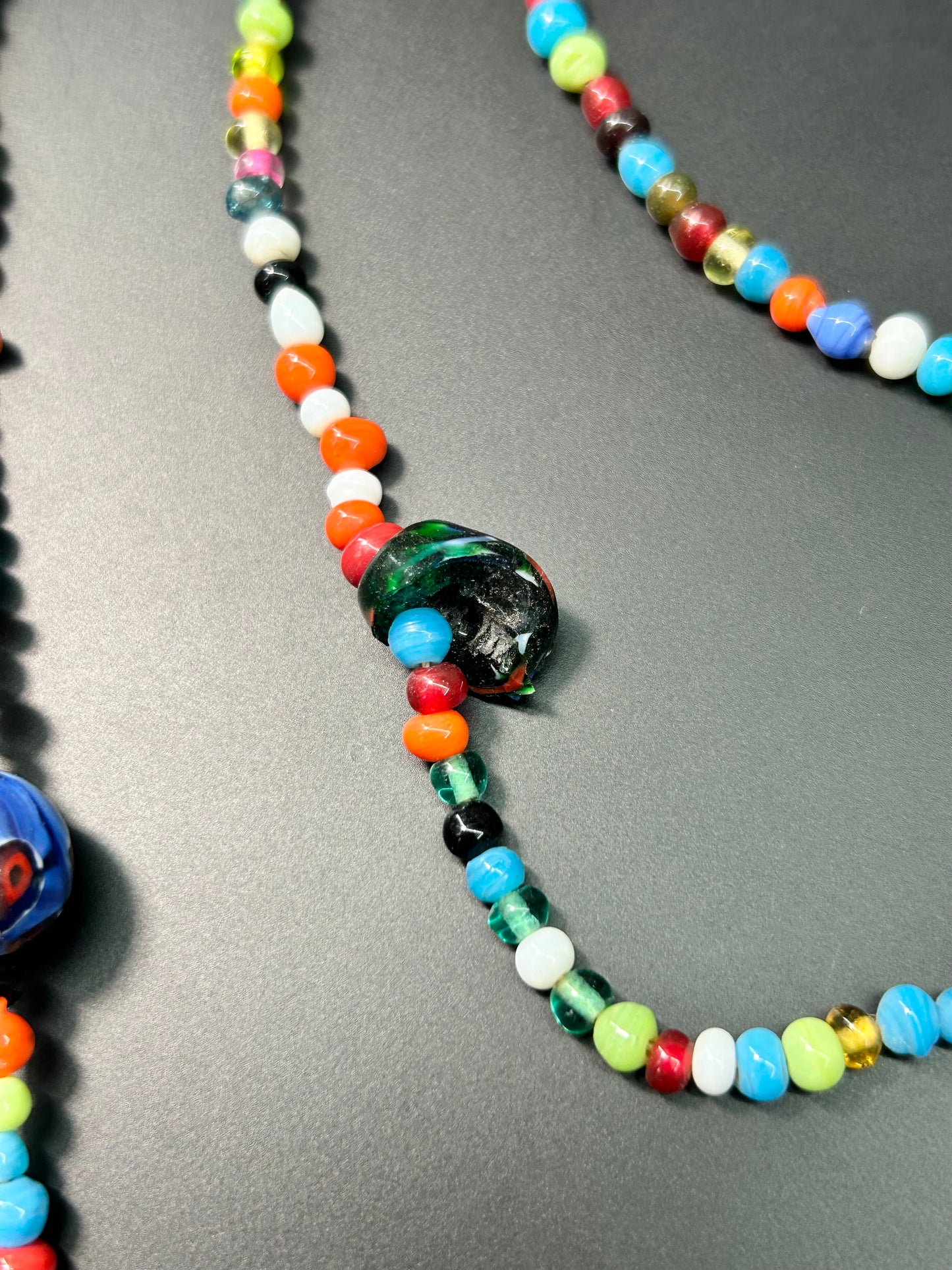 Venetian Glass Bead Necklace