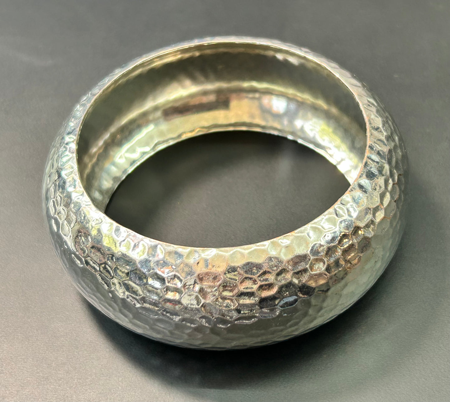 Hammered Bangle Bracelet