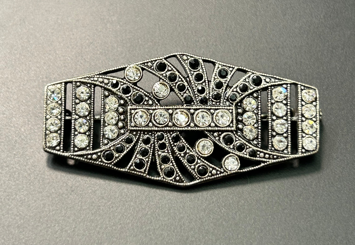 Art Deco Rhinestone Brooch