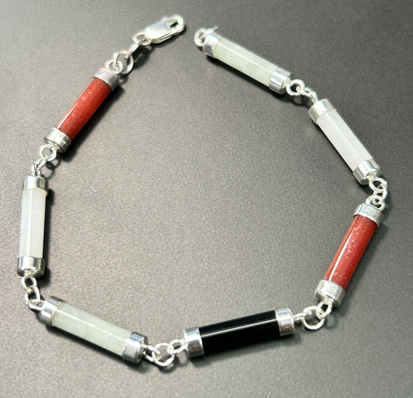 Sterling Silver Multi Stone Bracelet