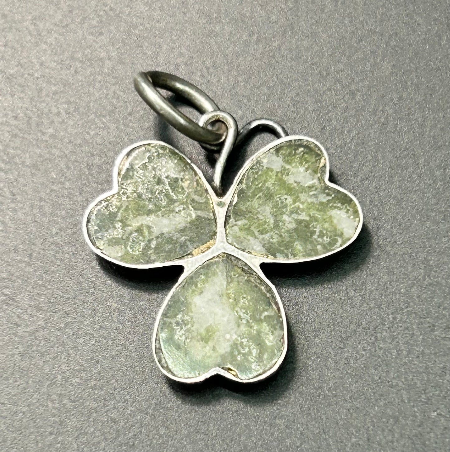 Made in England Sterling Silver Clover Pendant