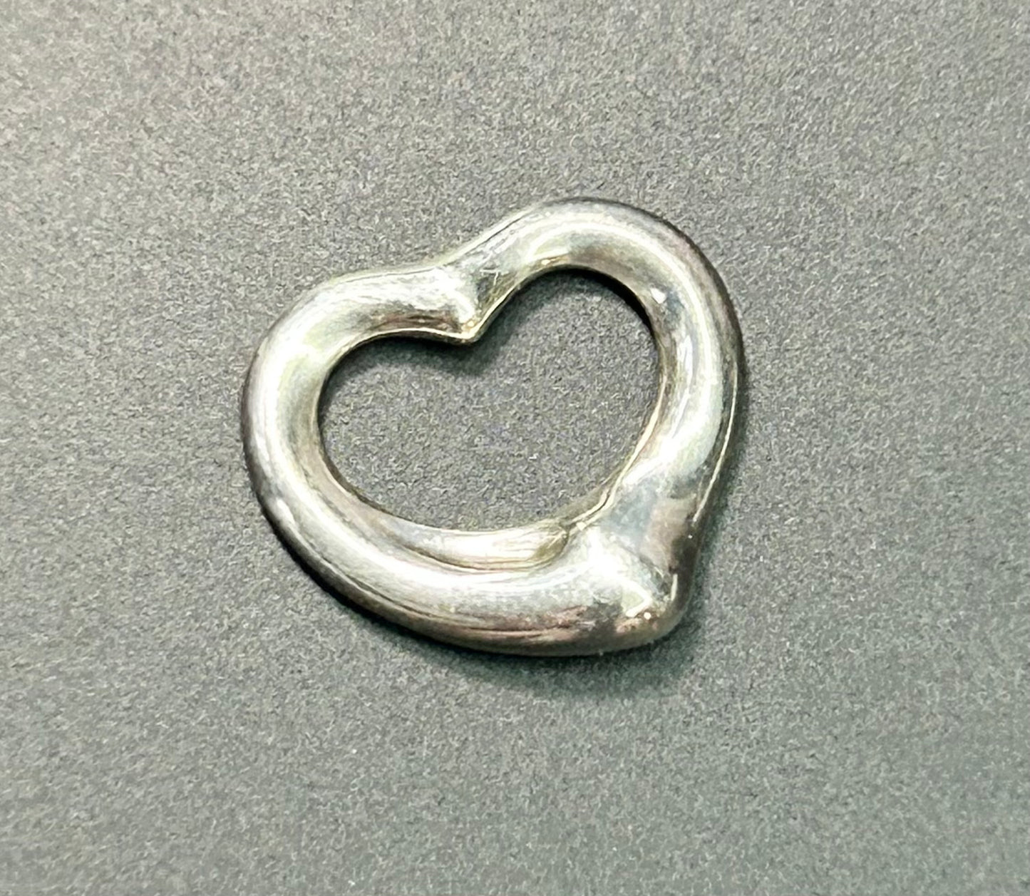 Tiffany & Co Elsa Peretti Sterling Silver Heart Pendant
