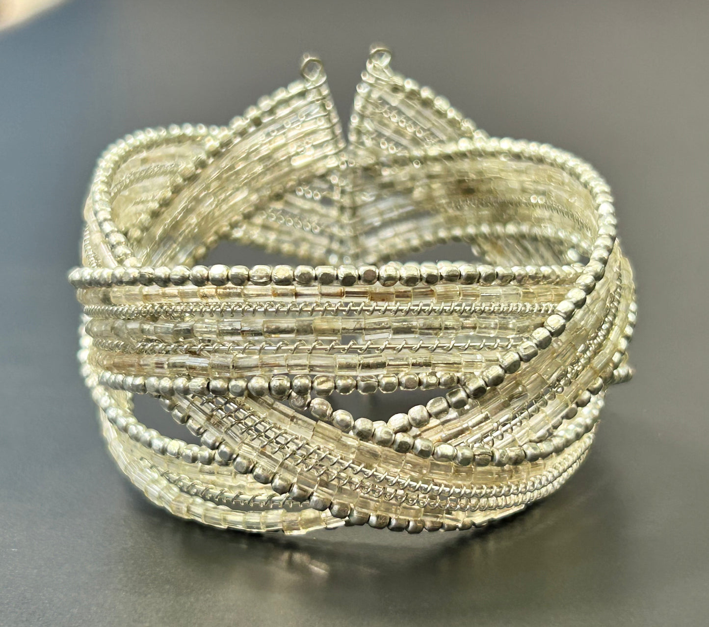 Seed Bead Cuff Bracelet