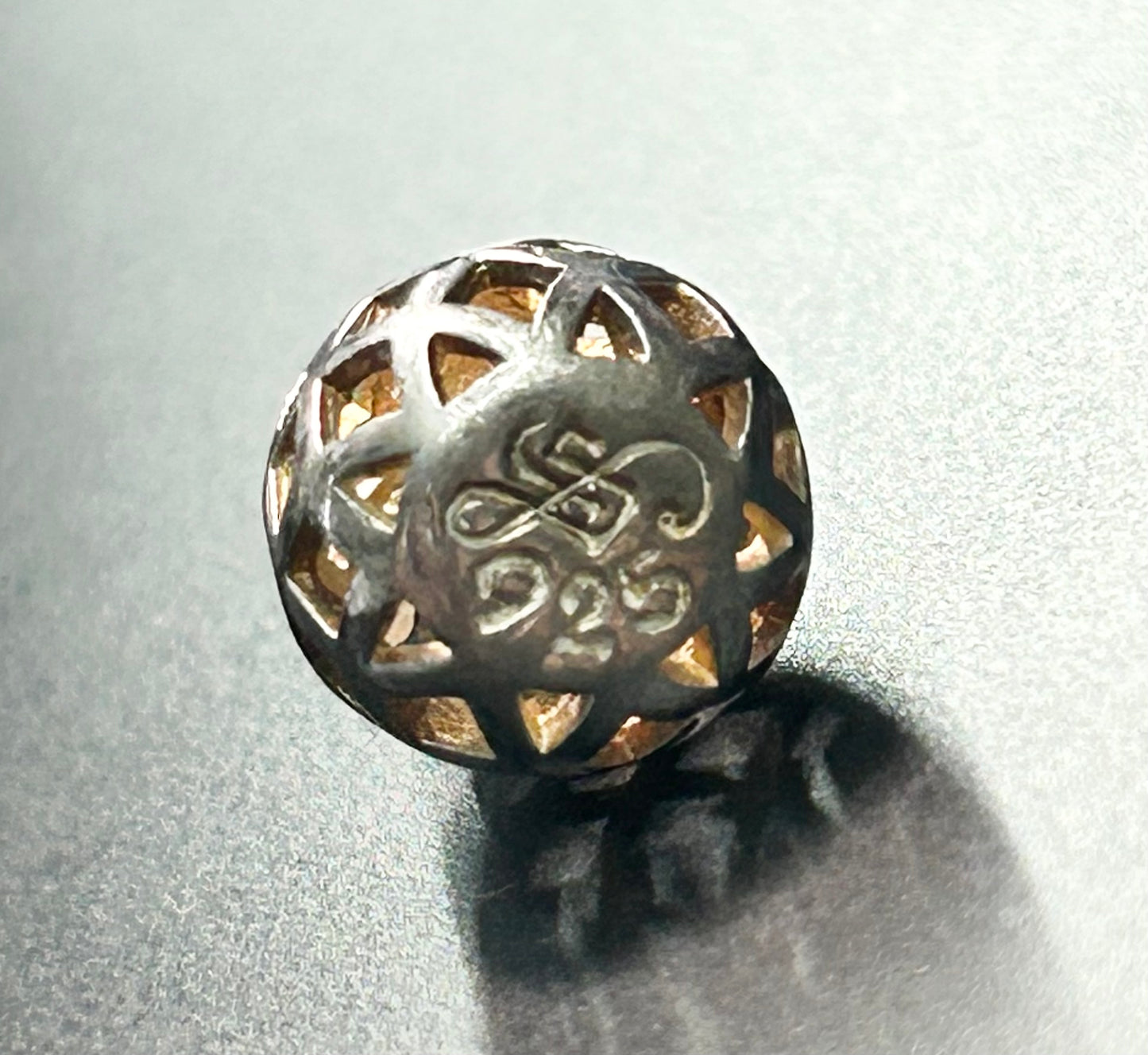 Signed Sterling Silver Pineapple Charm or Pendant