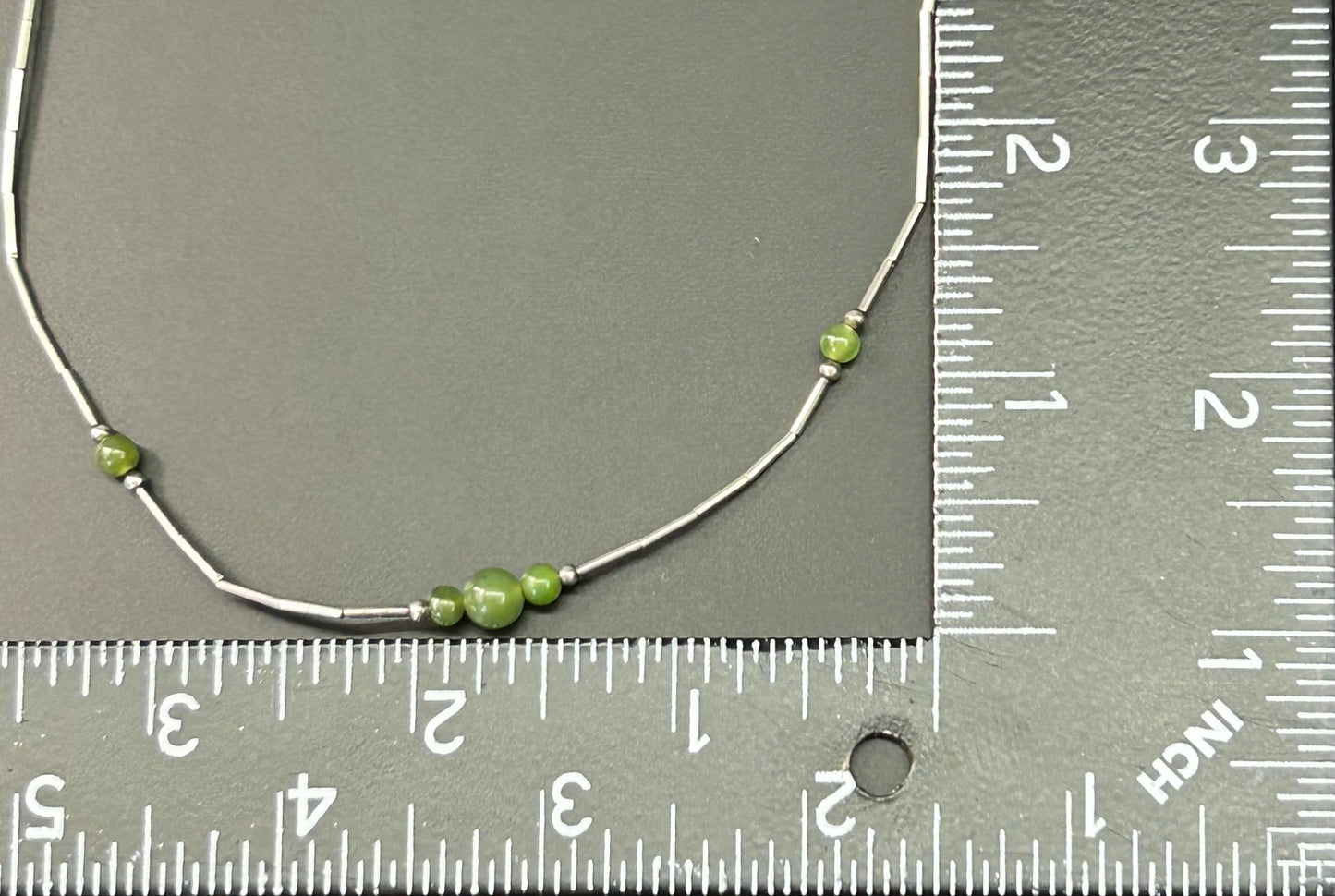 Liquid Sterling Silver Stone Necklace