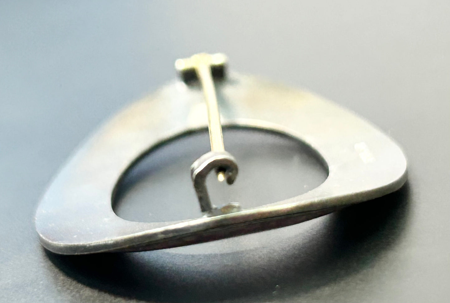 Antique Sterling Silver Sash Brooch