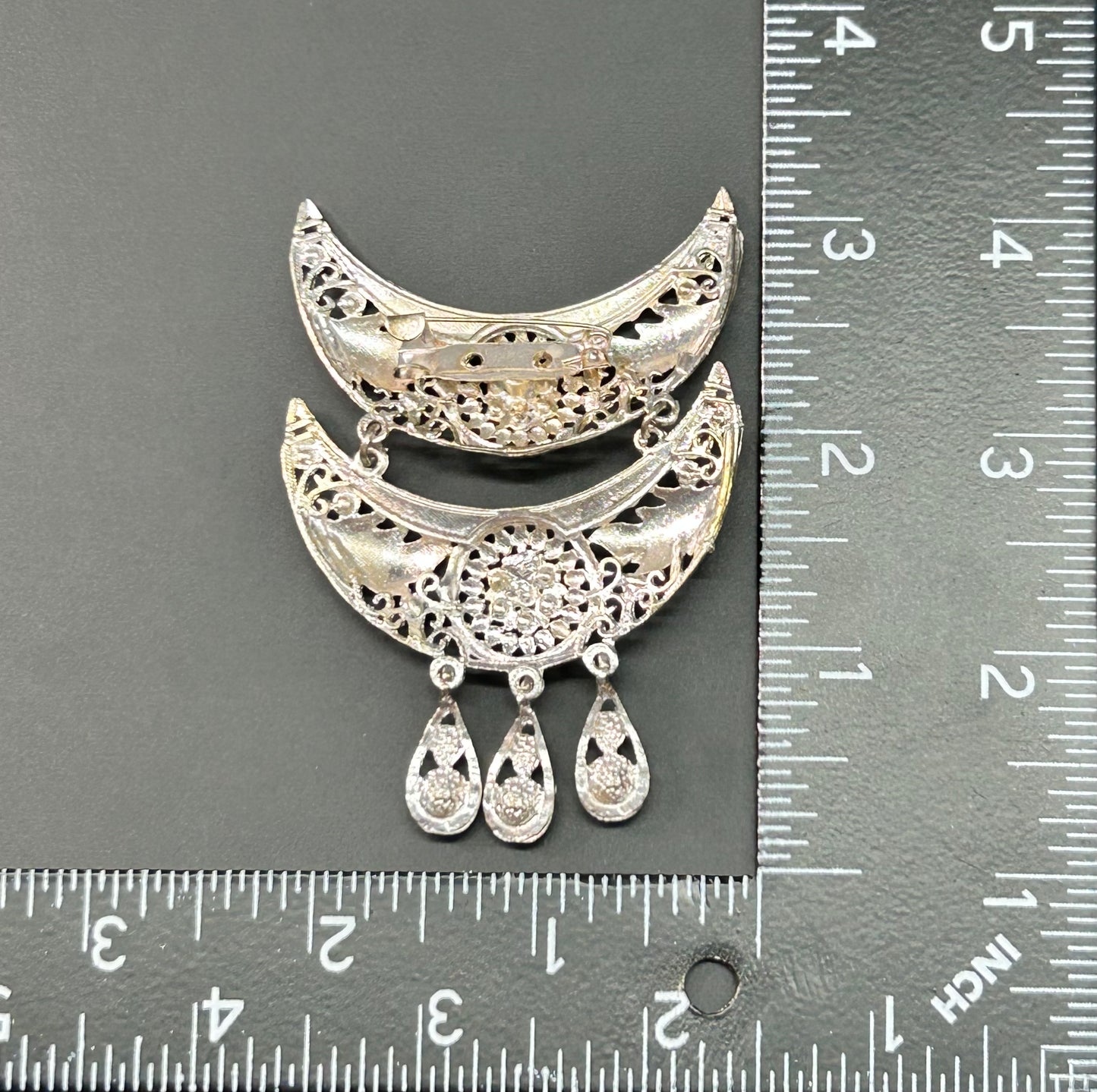 Boho Rhinestone Brooch
