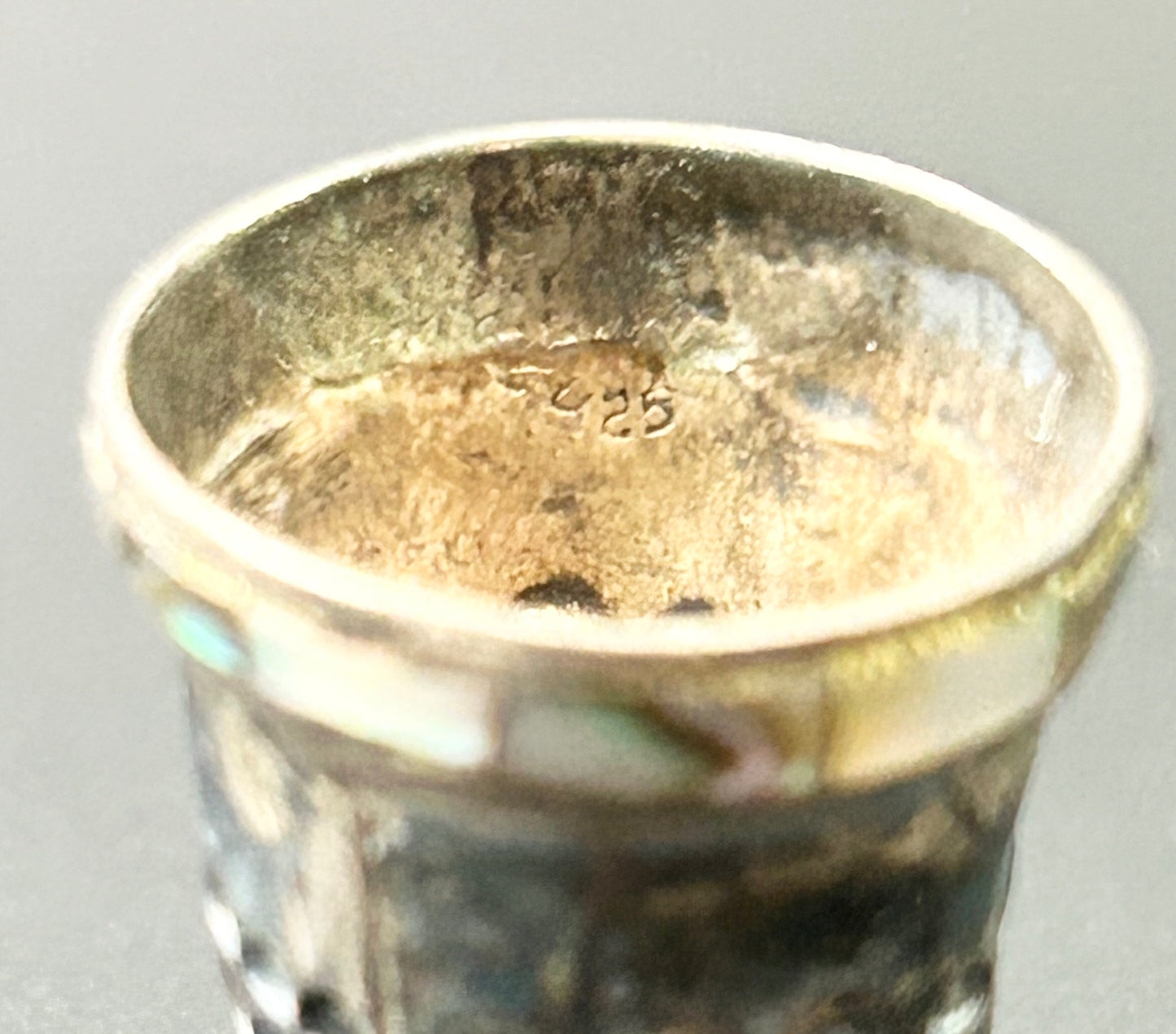 LM Taxco Sterling Silver Thimble