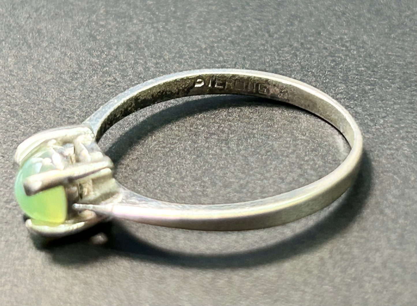Vintage Sterling Silver Stone Ring
